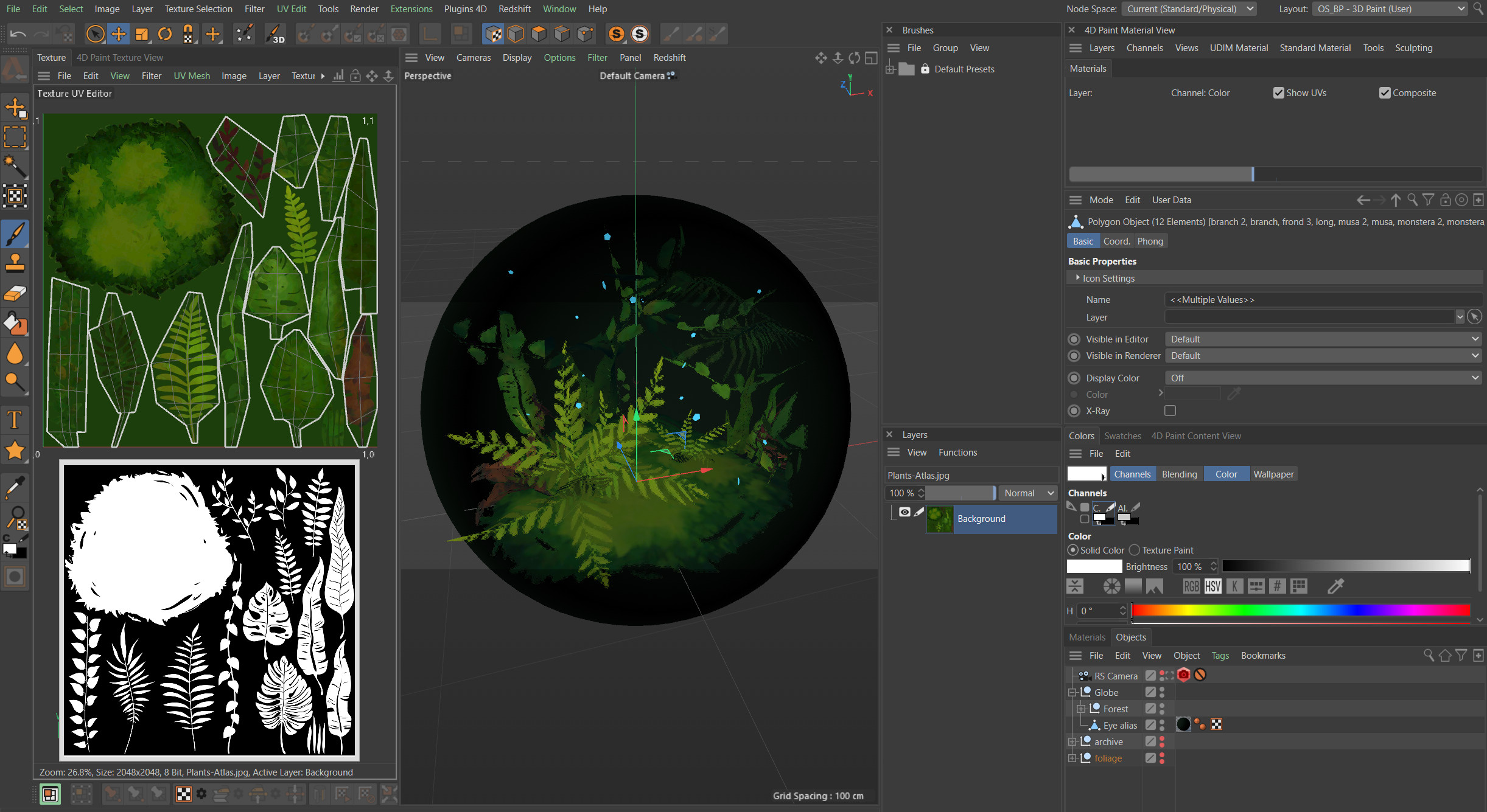 Blog post:
Process / mini-tutorial: Making an eye-forest in Cinema 4D
https://www.artstation.com/natureintheory/blog/L3ZR