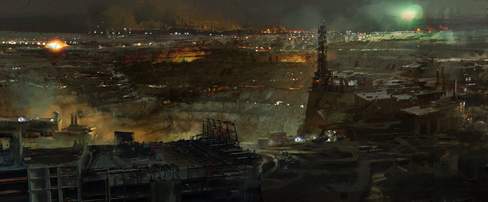 Concept which is Based on an Idea about Russian Diamond Mining Area