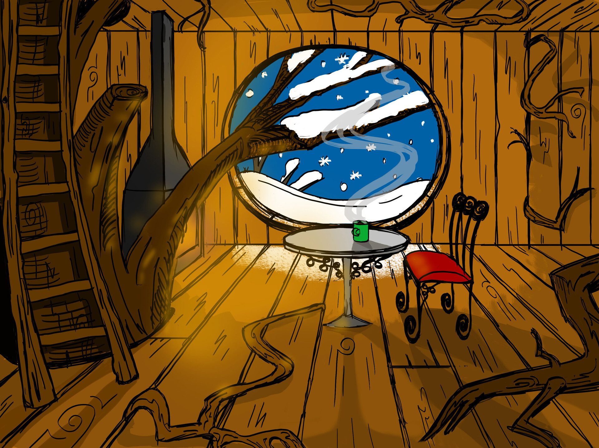 ArtStation - Treehouse Background Art