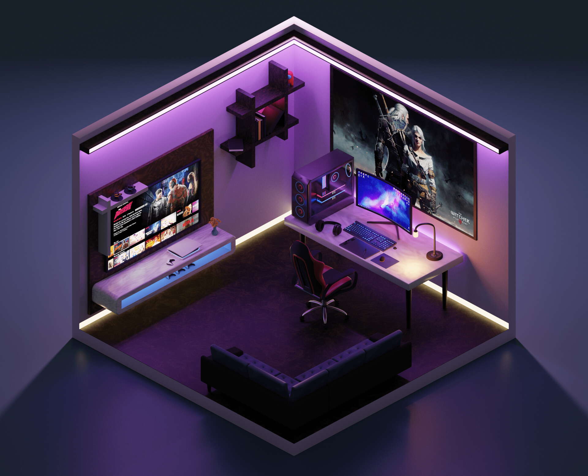 Artstation - Gaming Room