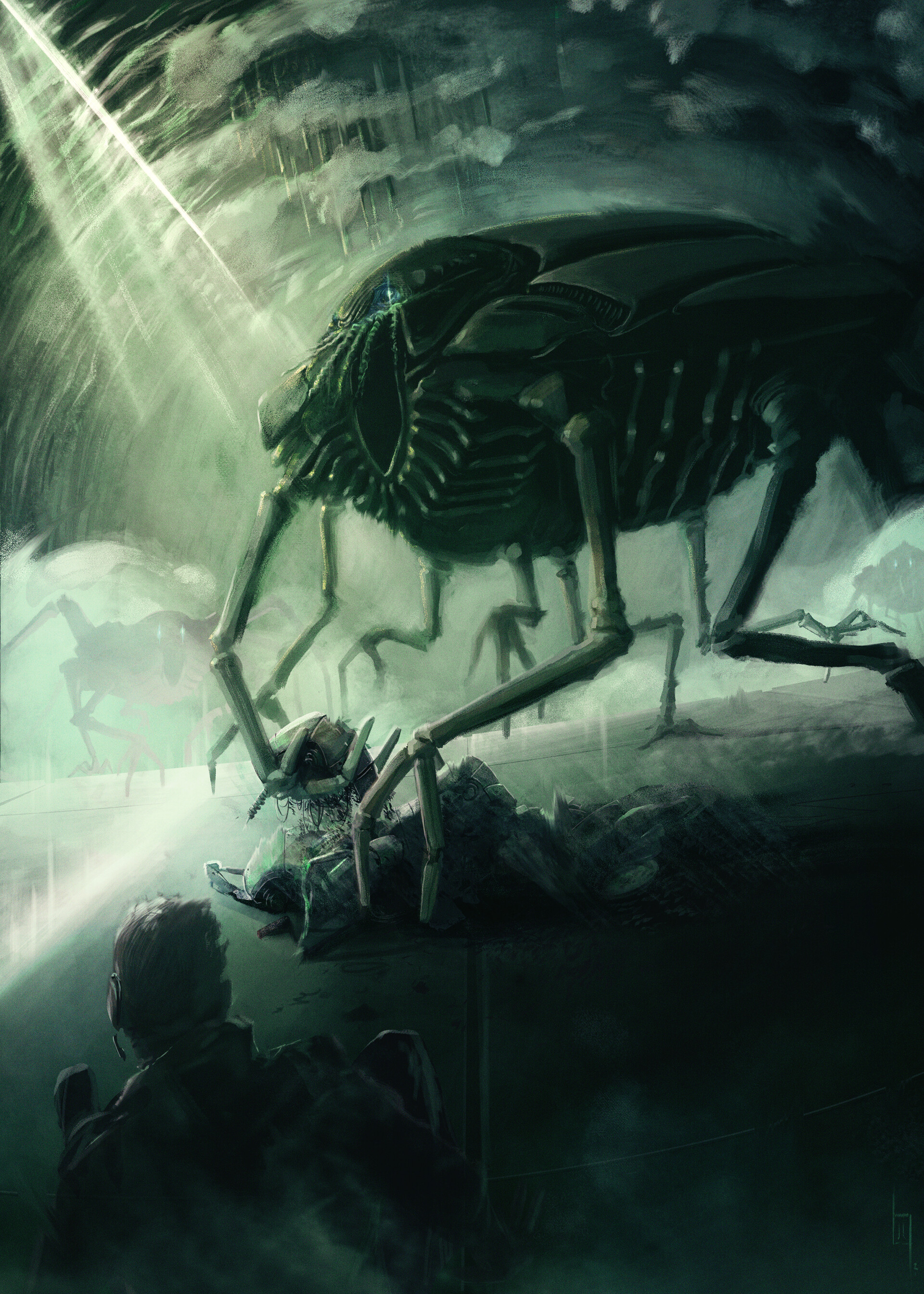 ArtStation Crash Landing on Rama (2021)