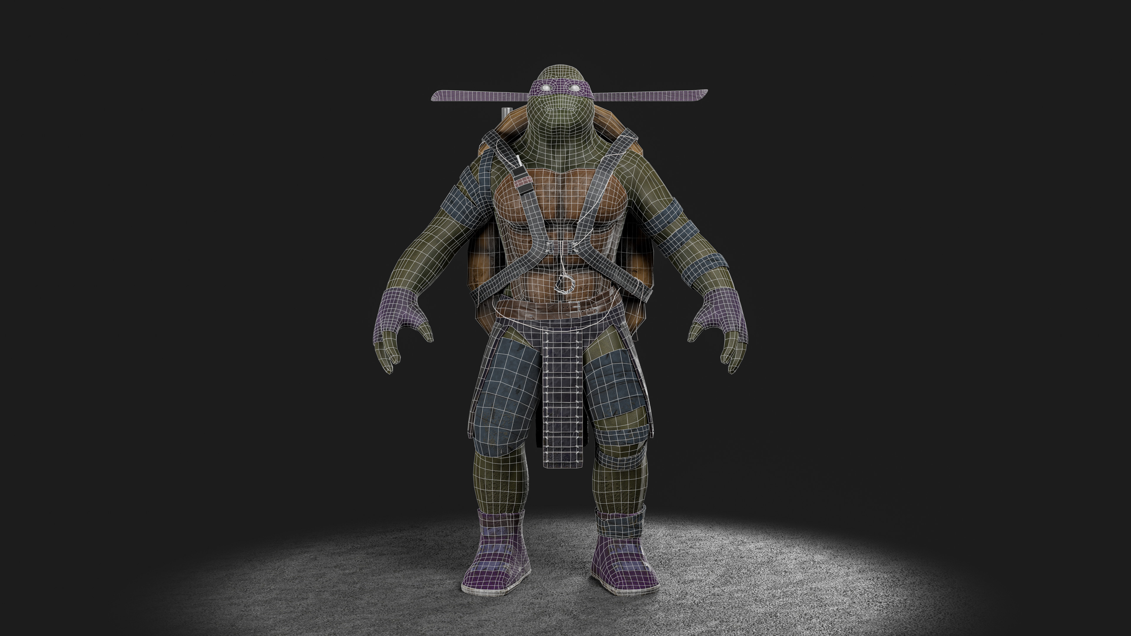 Blender render-wireframe