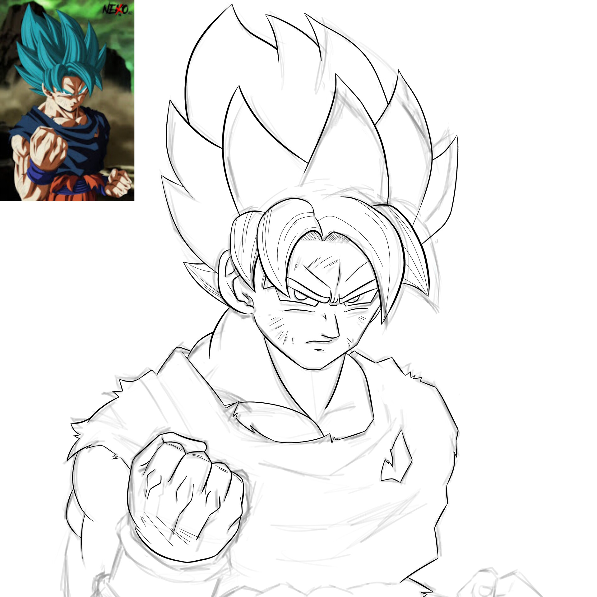 ArtStation - Goku Ssj Blue