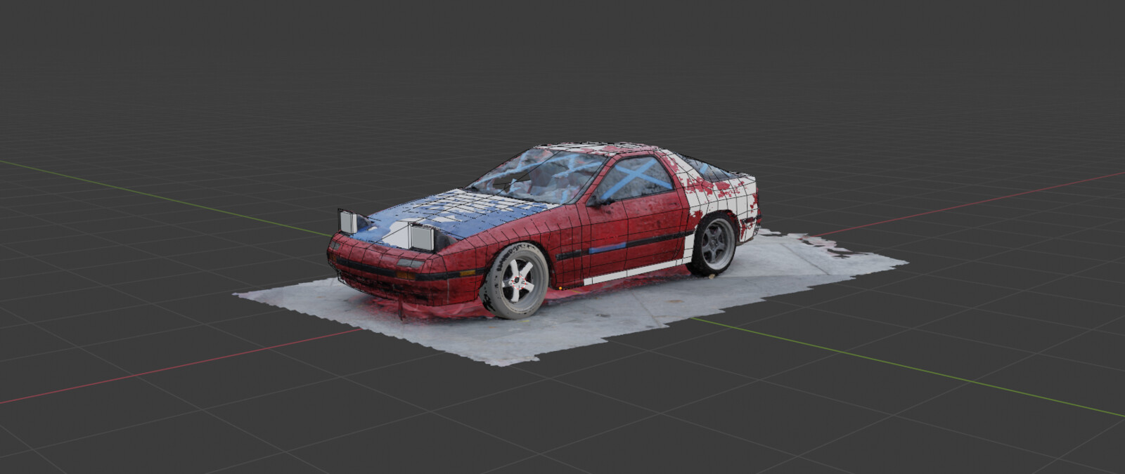An awesome photogrammetry project of my RX-7. I plan on using this model to concept and build parts for the car.