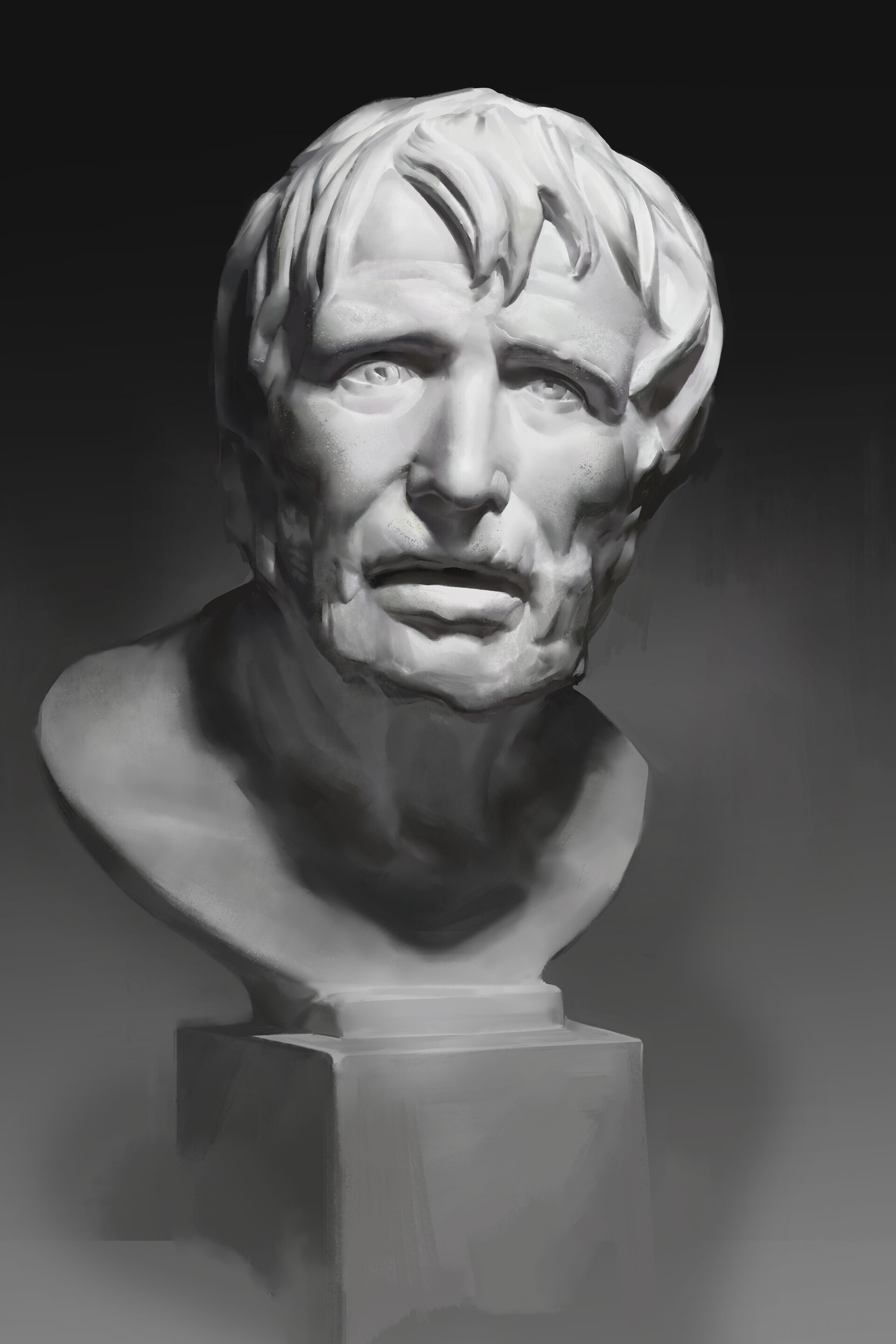 ArtStation - 画石膏像3h