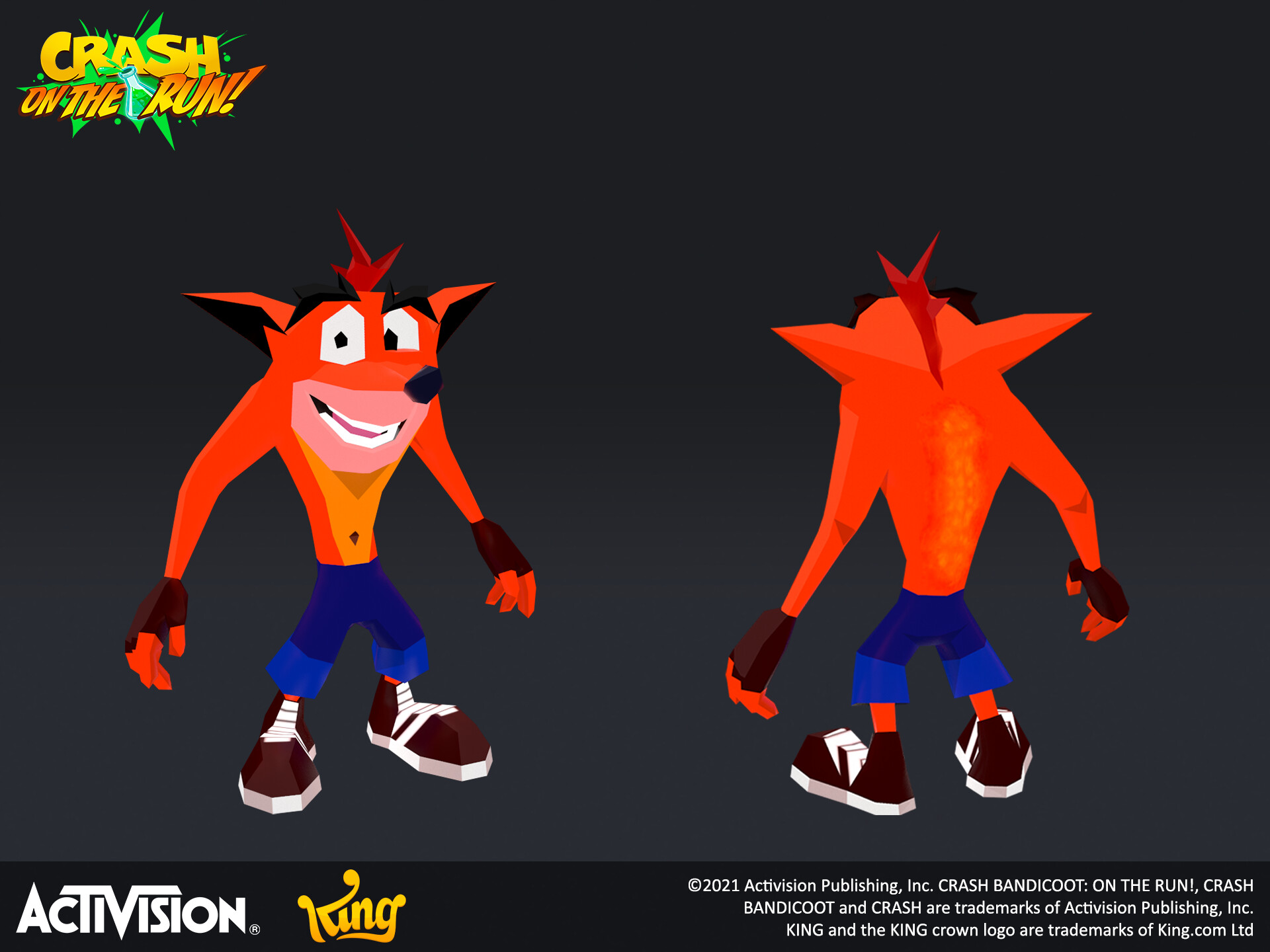 Retro top crash bandicoot