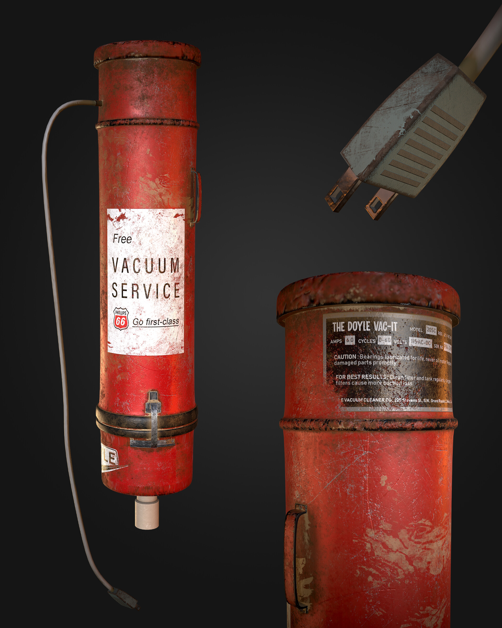 ArtStation Vacuum Cleaner ( Game Ready Asset )