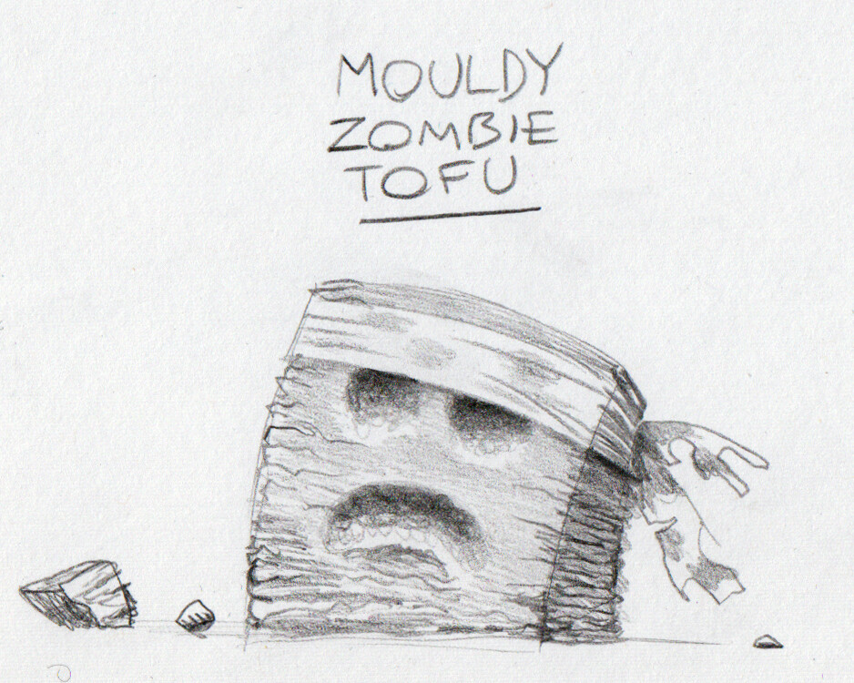 To-Fu as a Moldy Zombie 