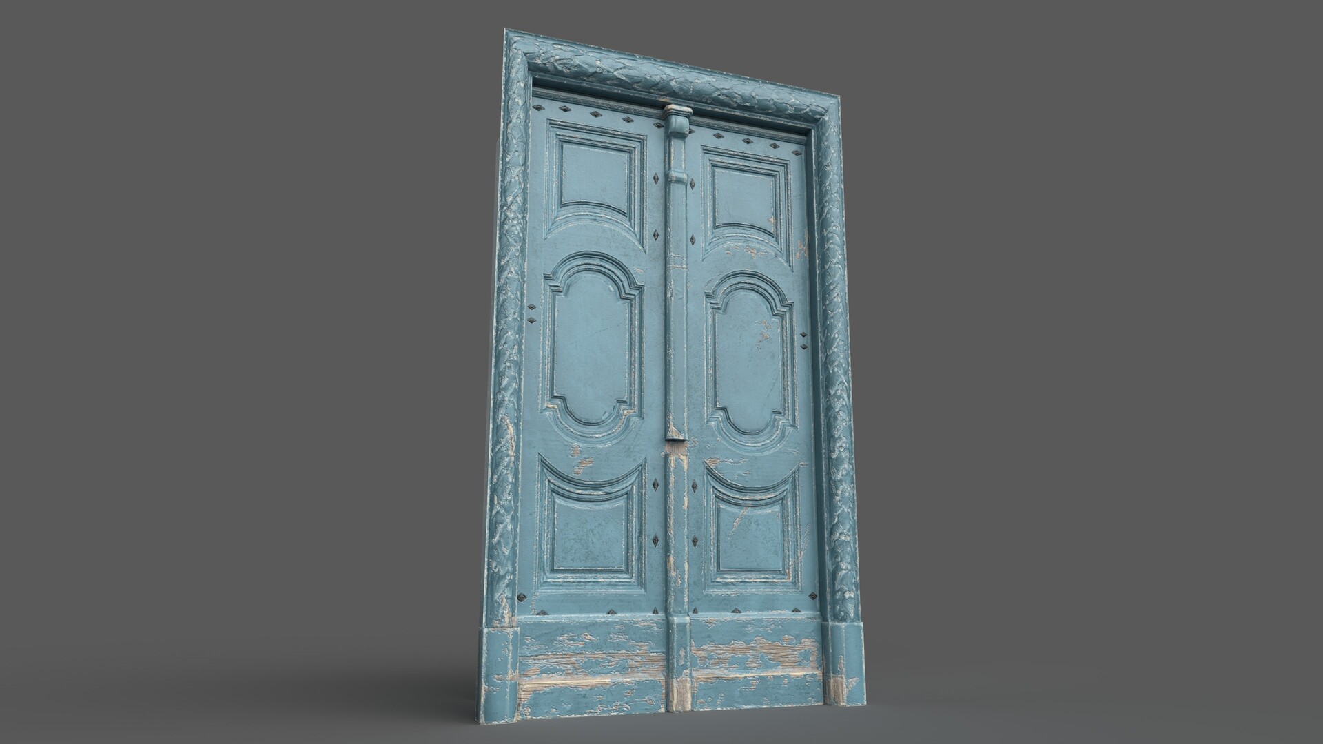 ArtStation - Realistic Painted Door