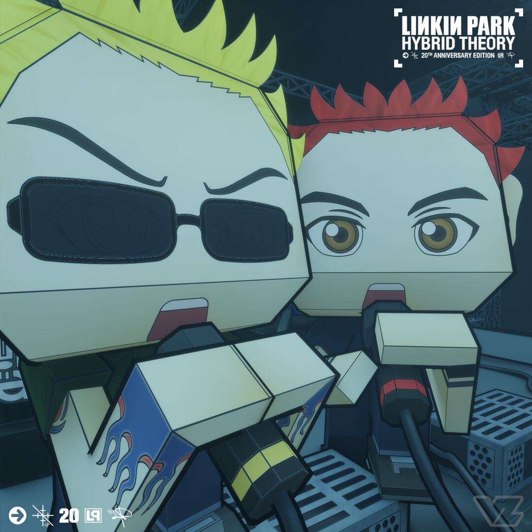 ArtStation - Papercraft Diorama Linkin Park Hybrid Theory Anniversary 20