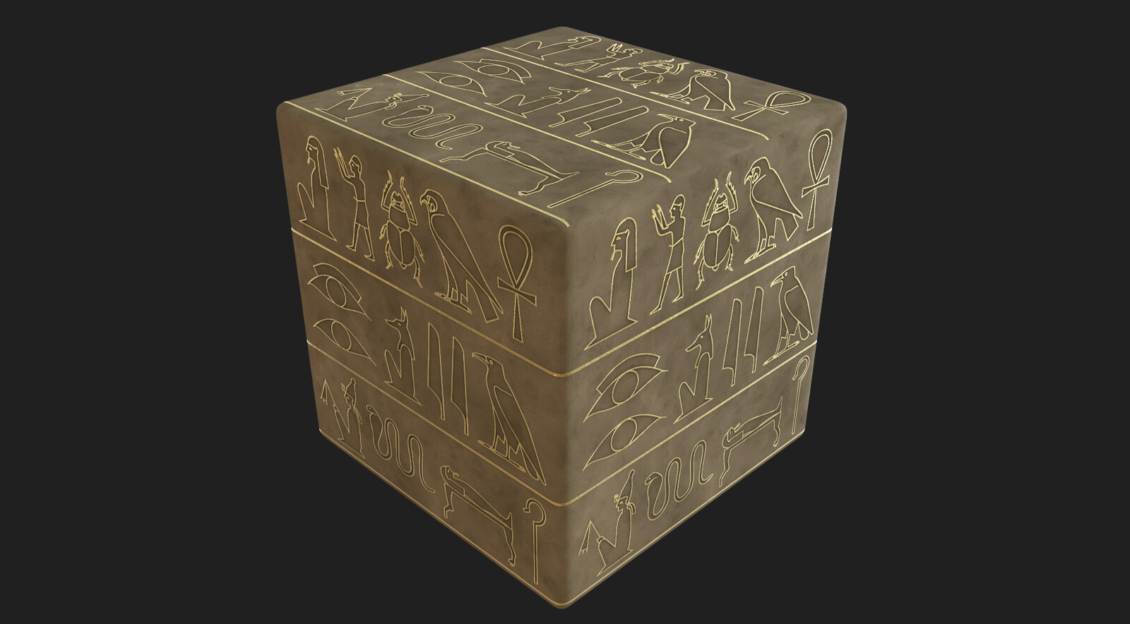 Hieroglyph material