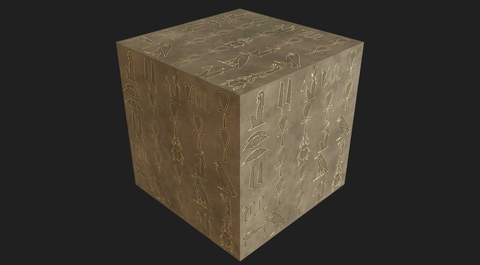 Wall puzzle material
