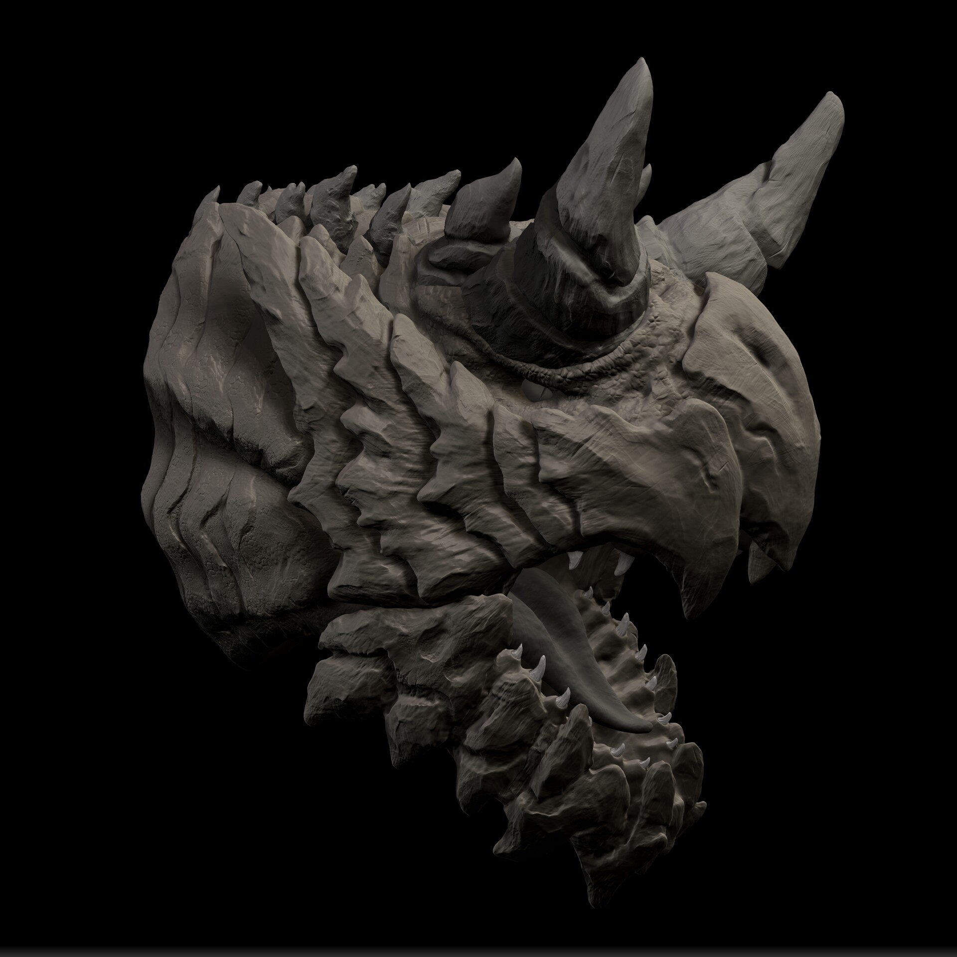 ArtStation Monster Hunter World Glavenus Head   Ermanno Catanzaro Monster Hunter World Glavenus Hex 