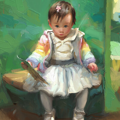 Grace with rainbow