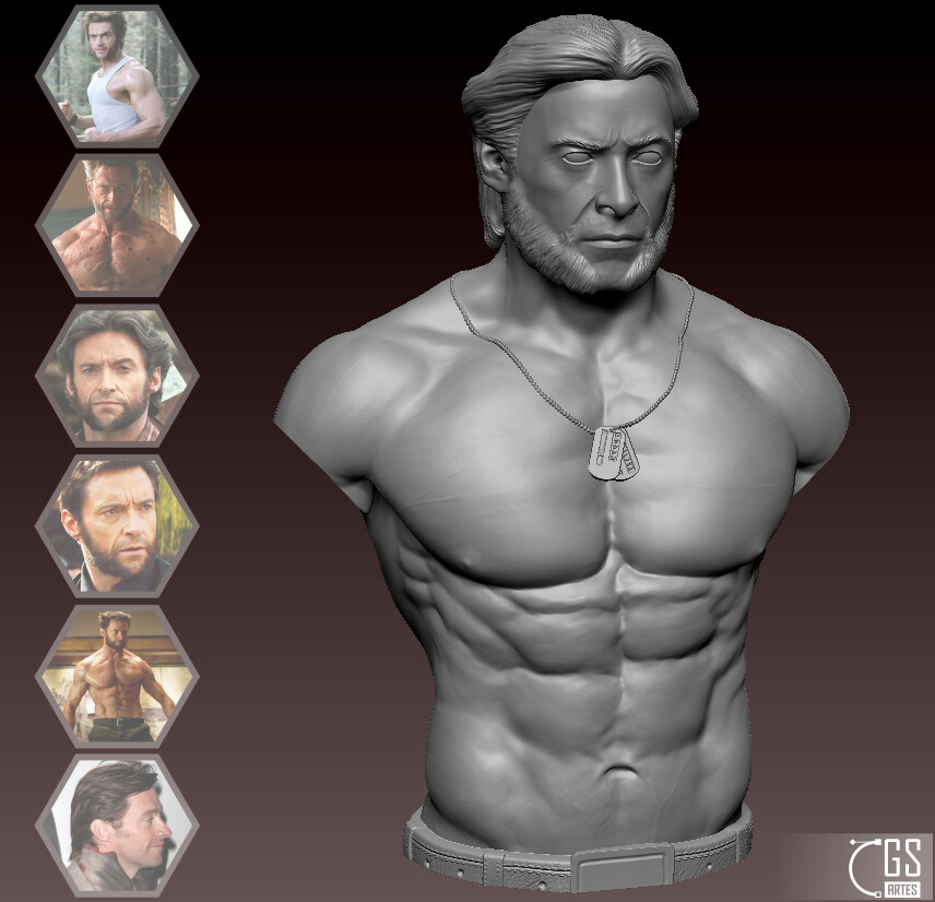 ArtStation LOGAN Hugh Jackman 3D