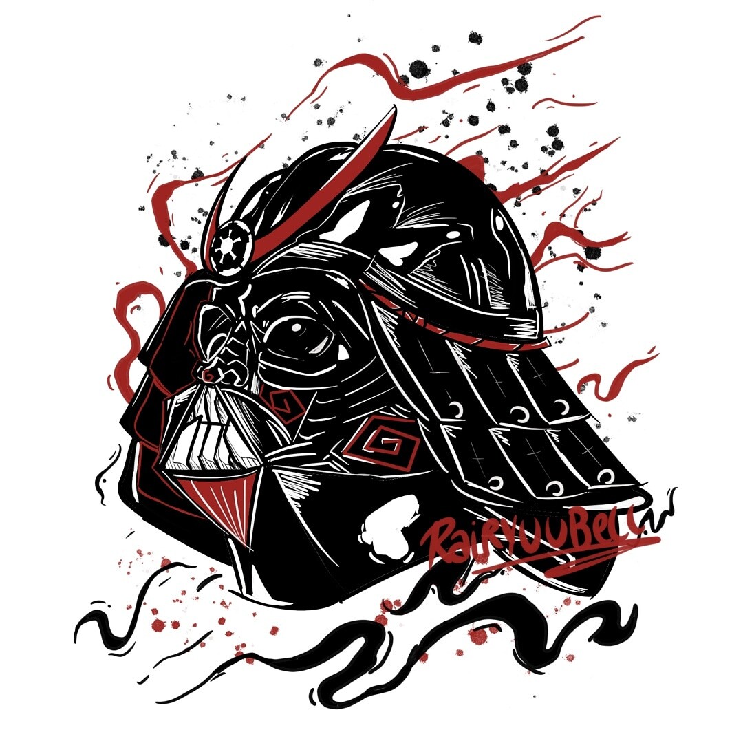 ArtStation - Shogun Darth Vader Tattoo