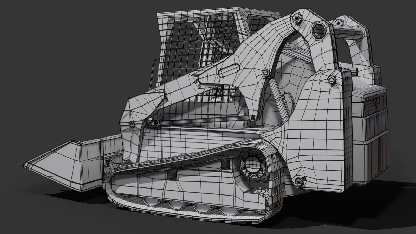 Close up 03 Wireframe Shot