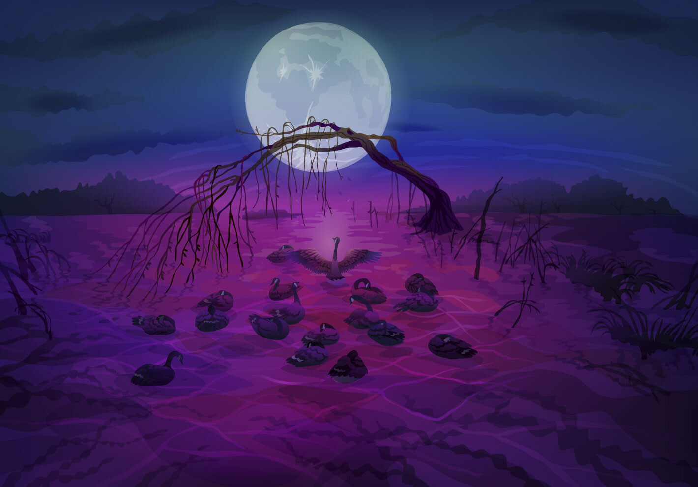 ArtStation Moon river