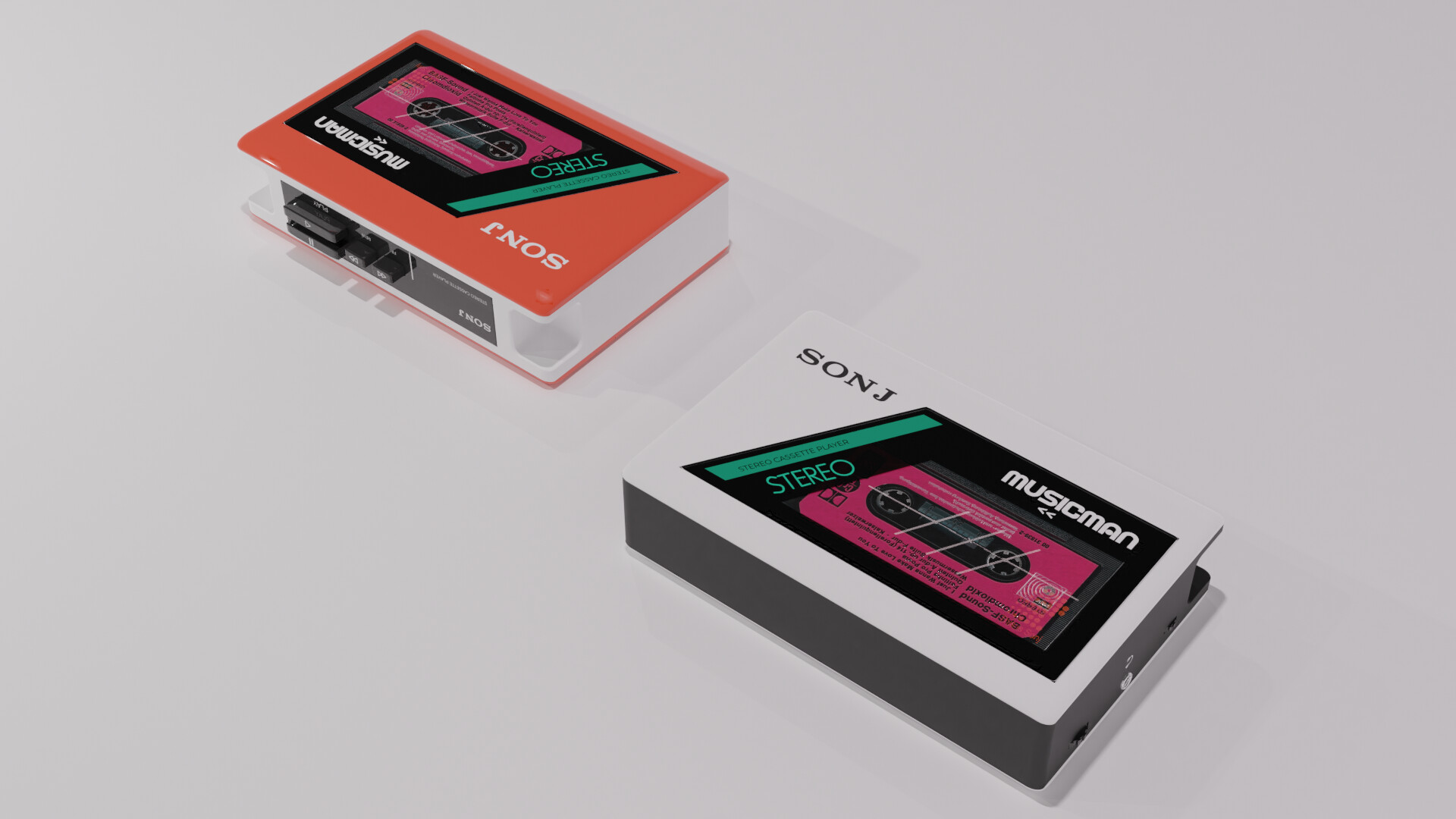 Artstation Sony Walkman Wm 22 Imitation 3d Model
