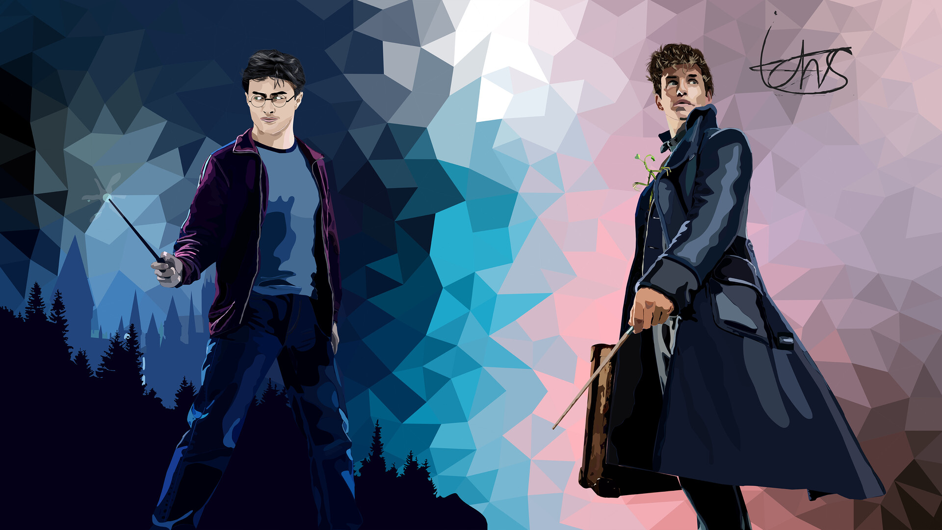 ArtStation Harry Potter And Newt Scamander
