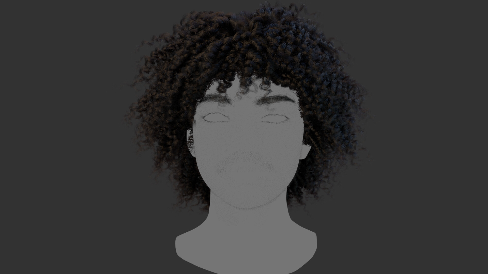 ArtStation - Curly Hair