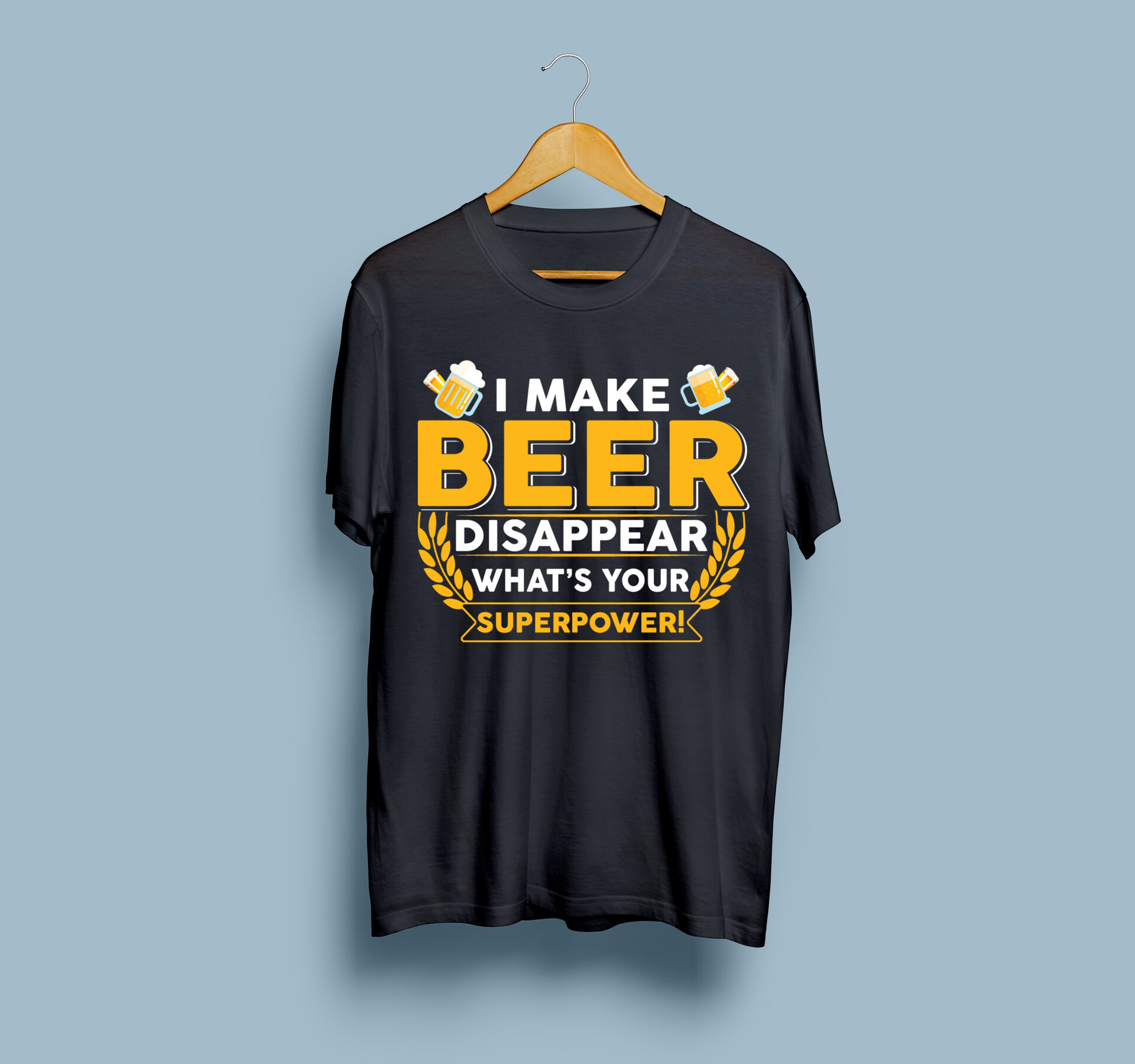 Beer T-shirt Design Vector. Graphic by Fvecty · Creative Fabrica