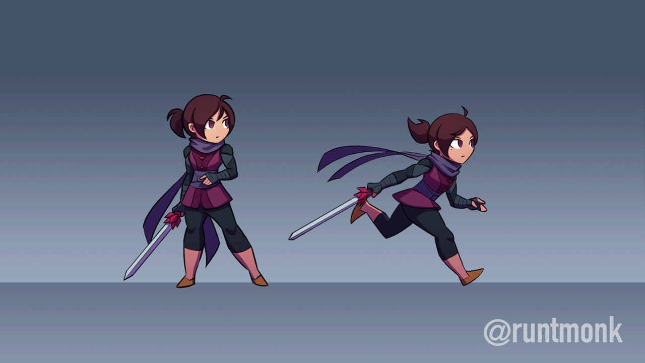 ArtStation - Mari Idle and Run Animations ArtStation - Mari Idle and Run Animations