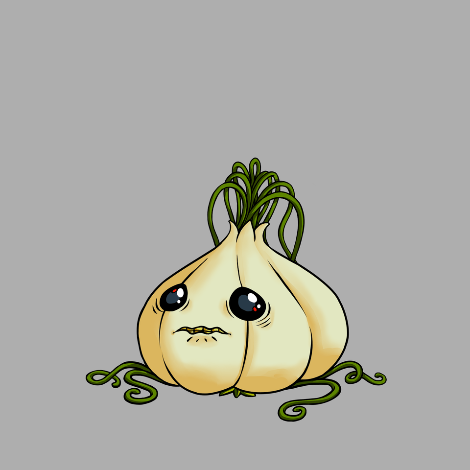 animated garlic