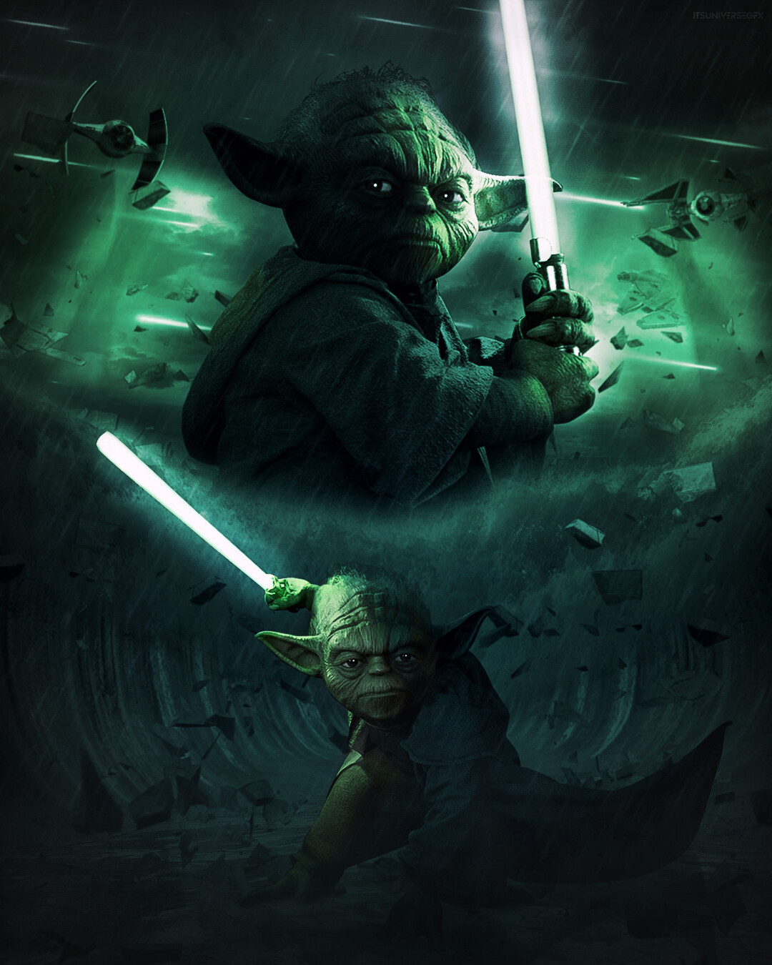 Artstation Yoda Star Wars May 4th Poster