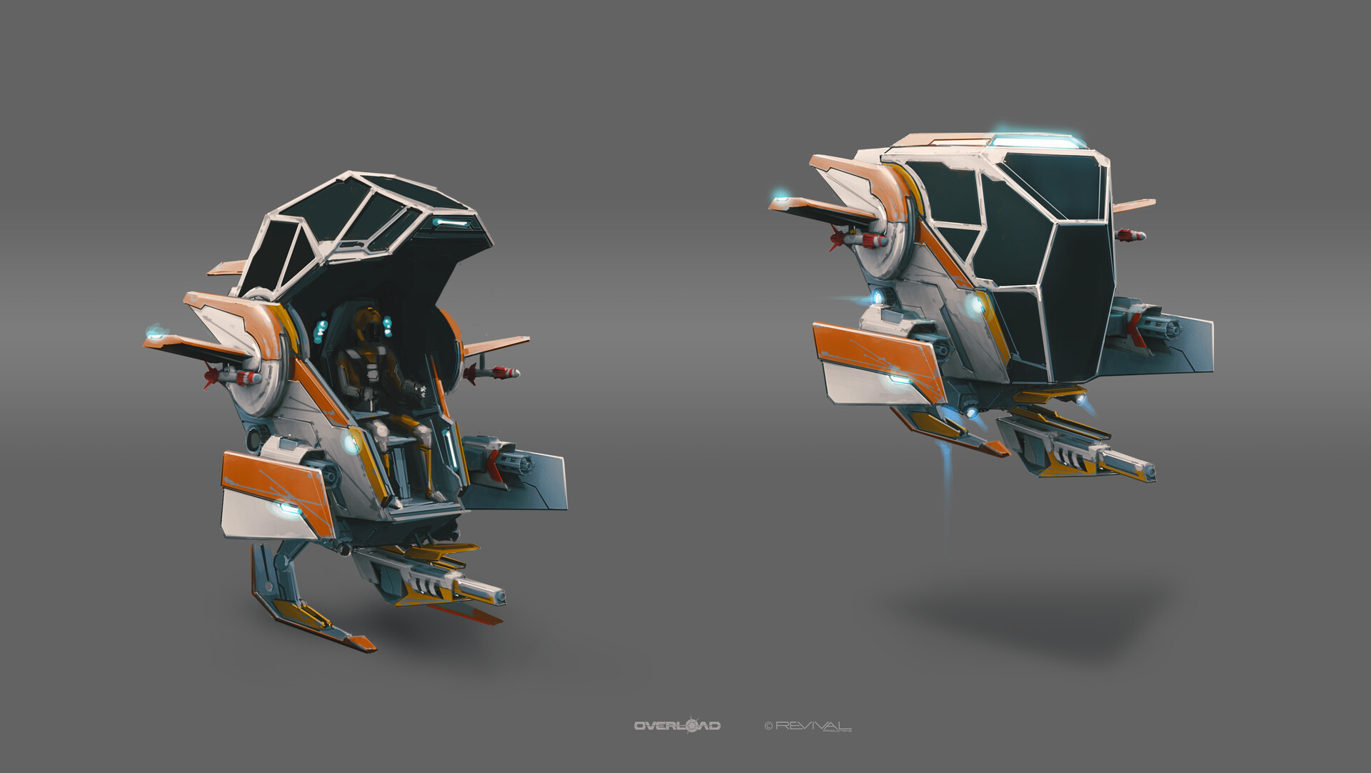 Chris Claflin - Overload: Player Ship Concepts