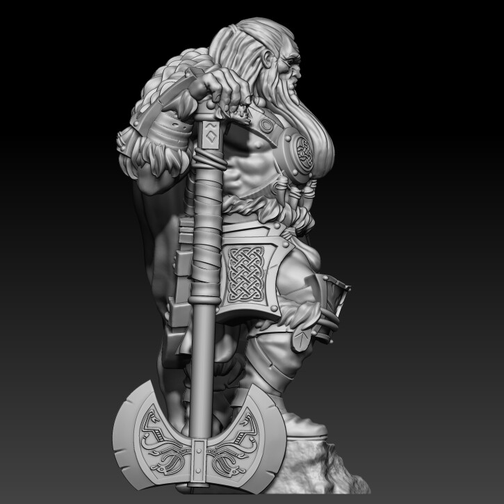 ArtStation - Barbarian Chieftain