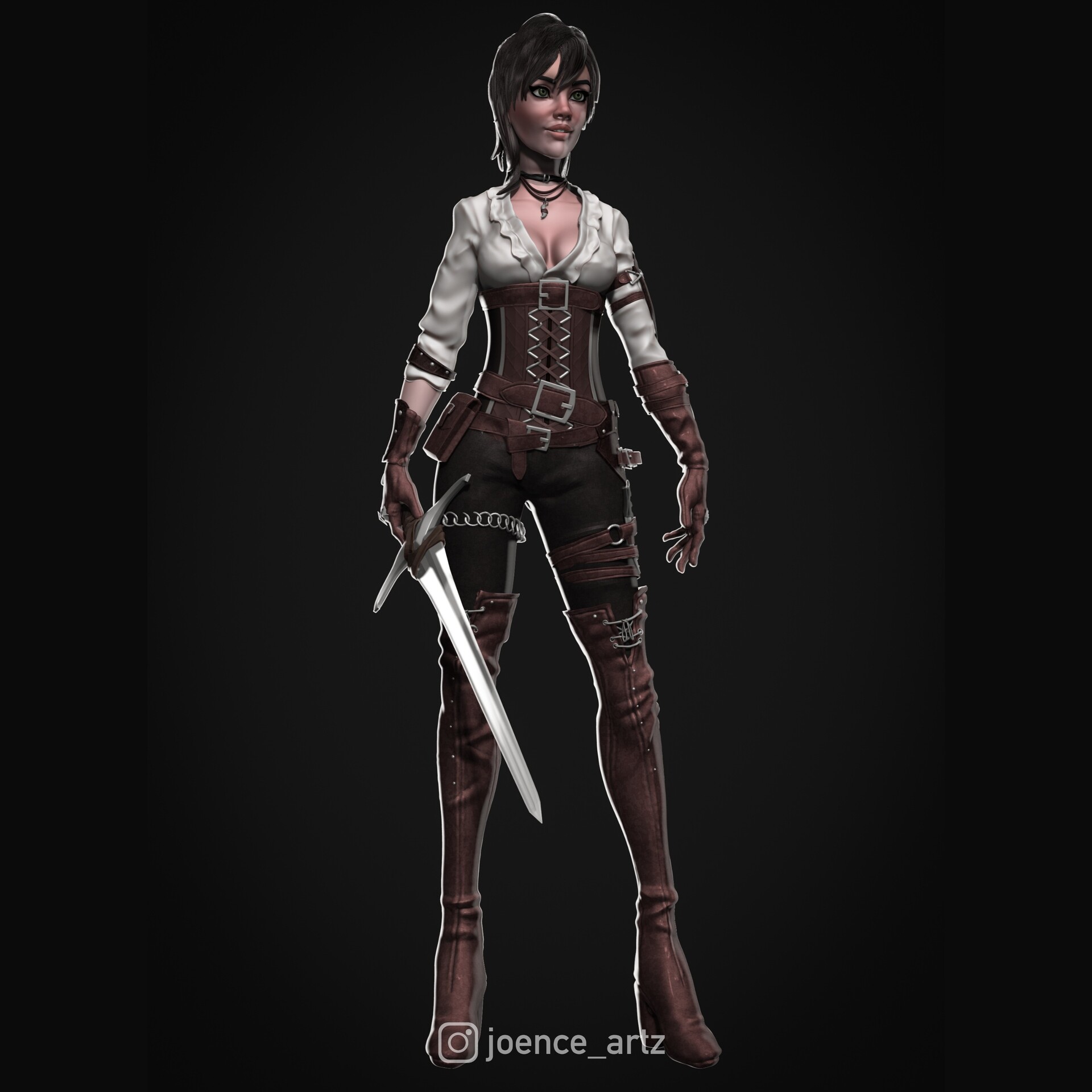 ArtStation - Female Assassin