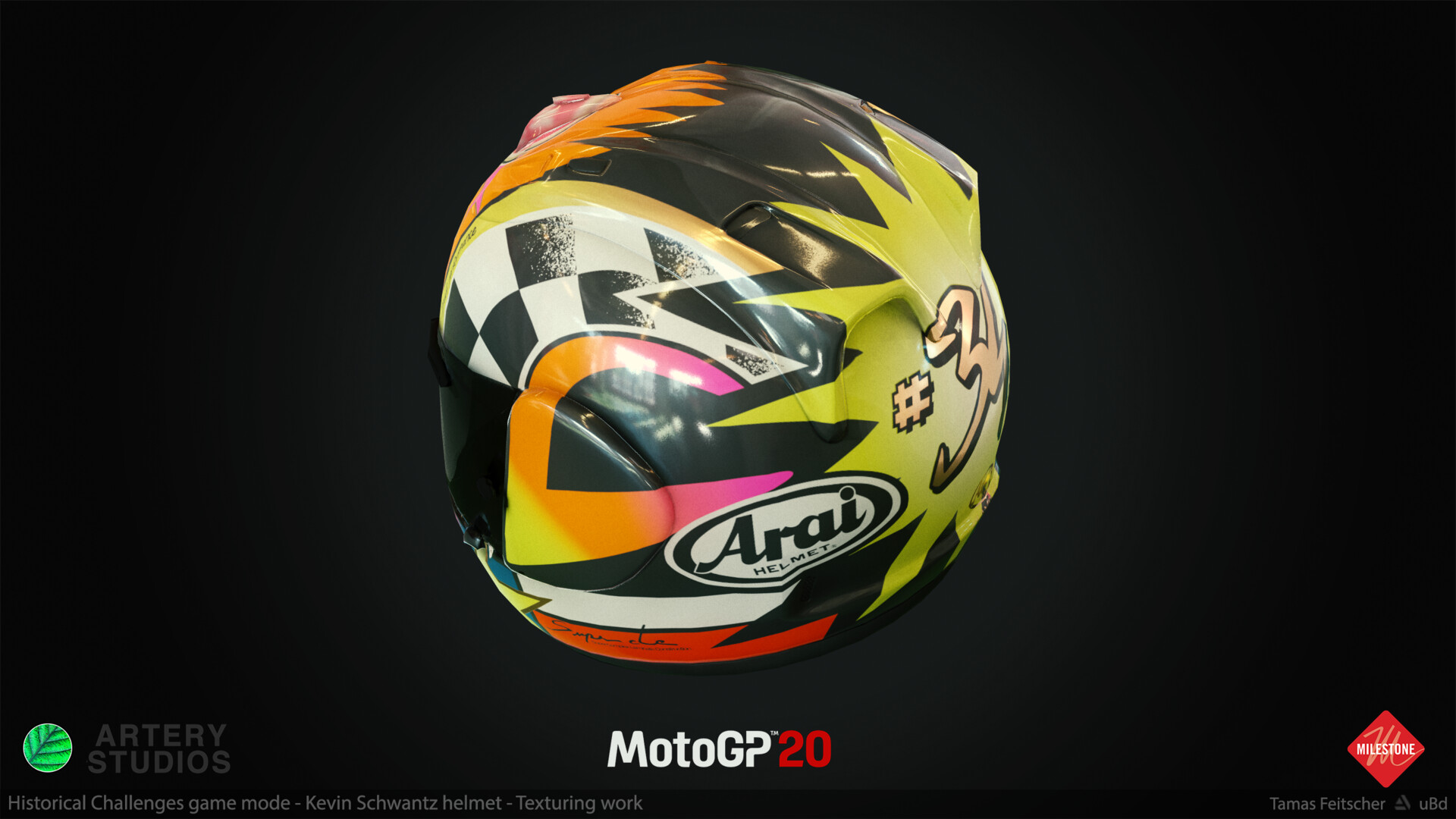 Tamas Feitscher uBd MotoGP20 Kevin Schwantz helmet