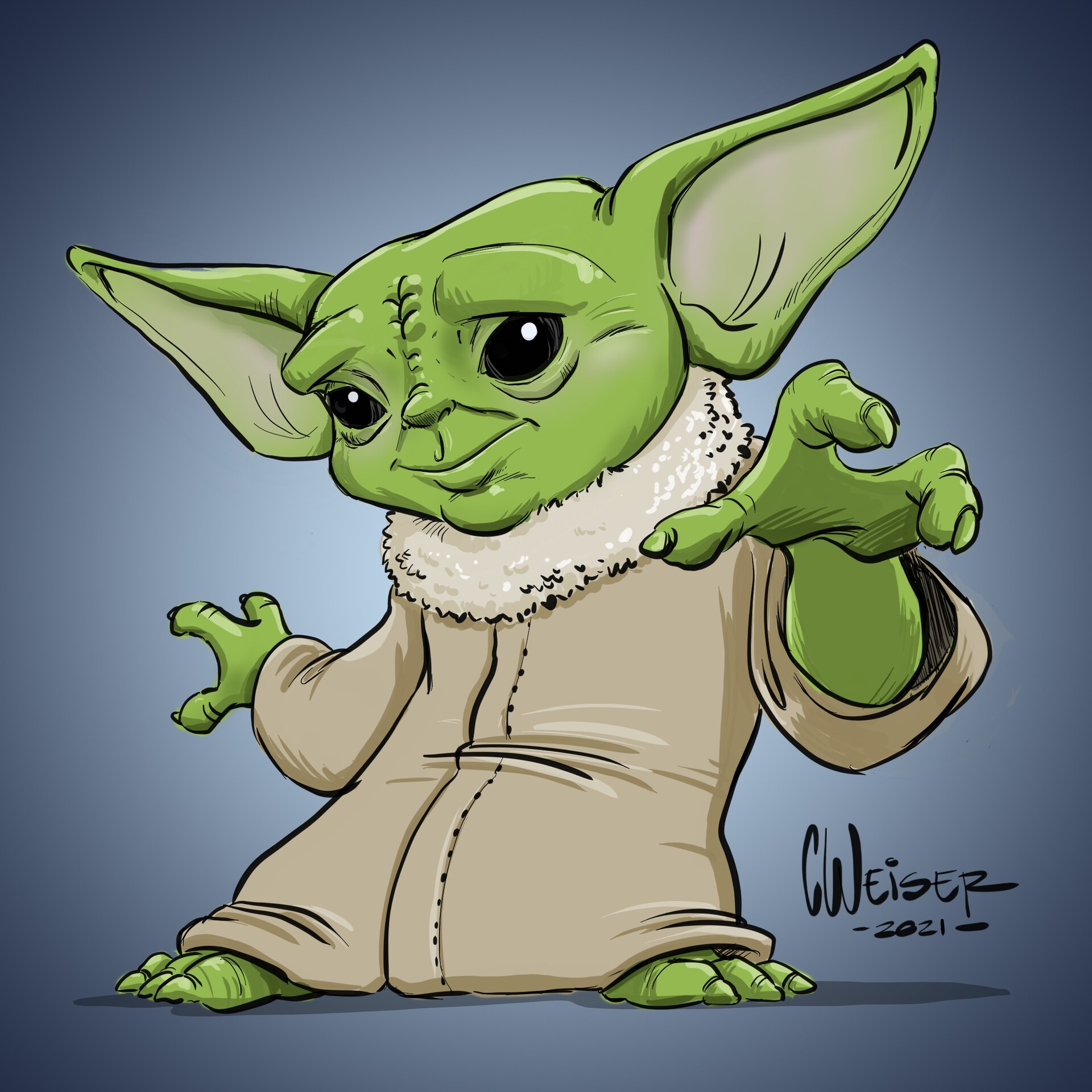 ArtStation - Star Wars Grogu AKA Baby Yoda Designs