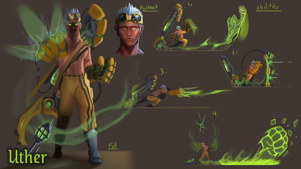 Uther: M.O.B.A. Character Concept