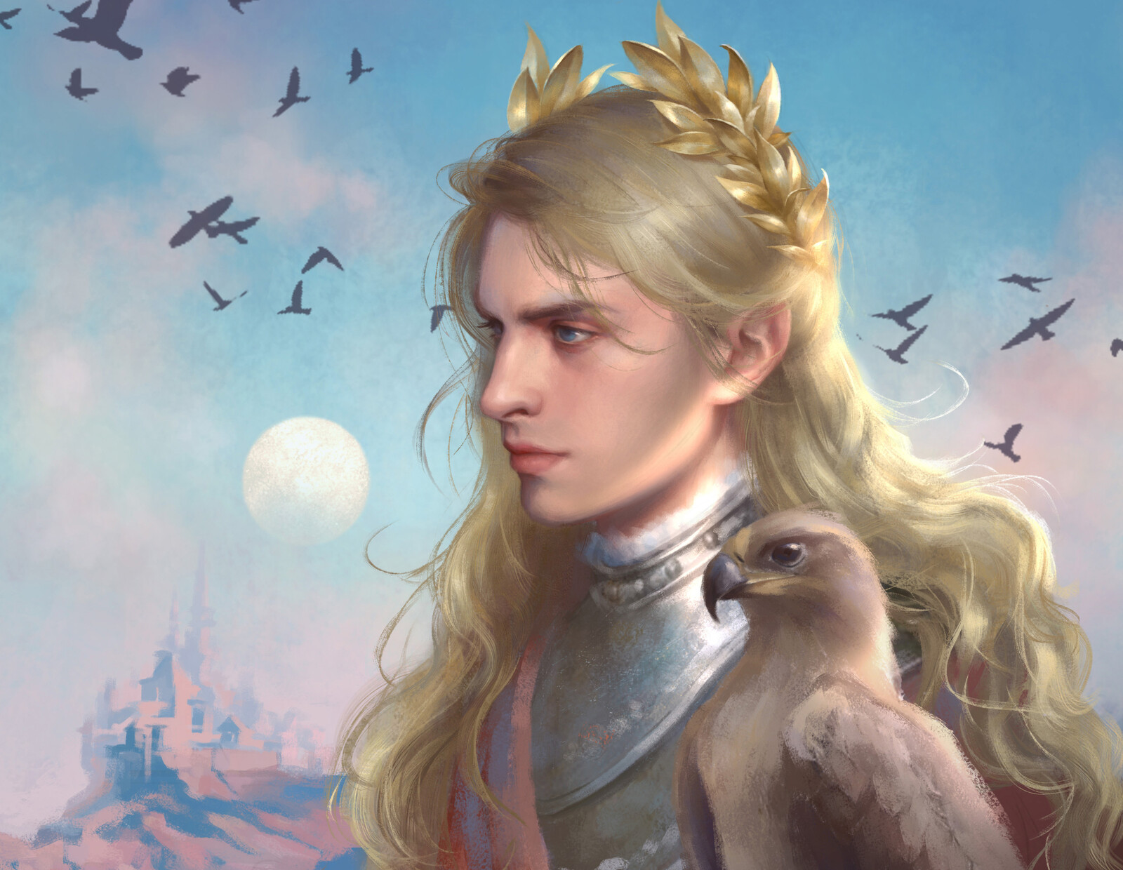 portrait art --Ingwë from  The Silmarillion