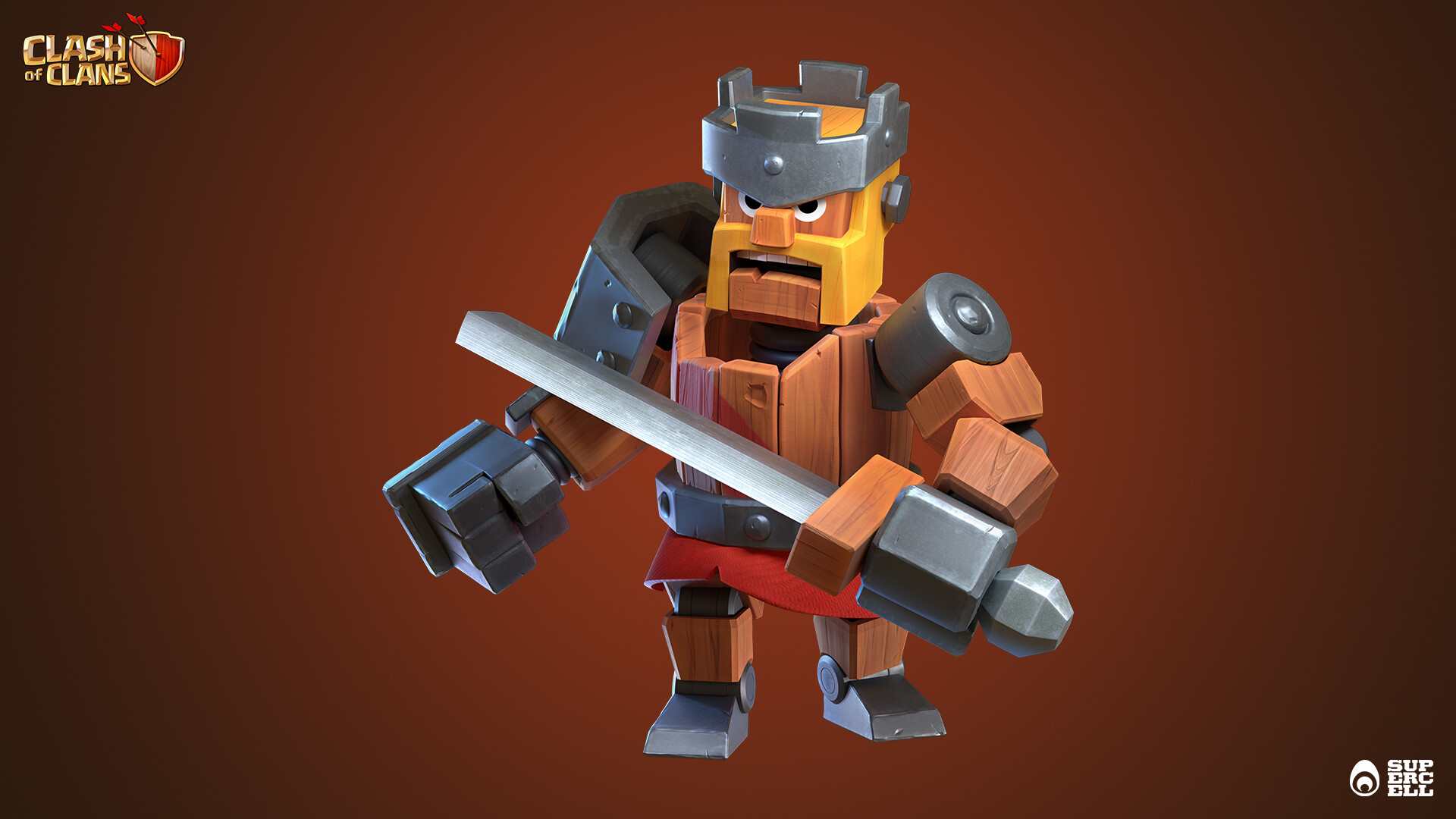 Barbarian King Skin! - clash of clans