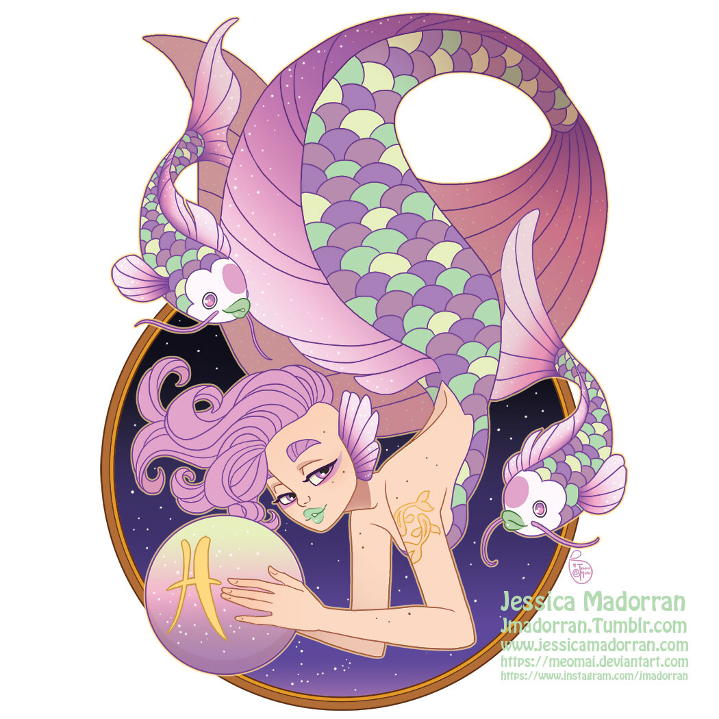 Patreon - May 2021 - Zodiac Mermaid - Pisces
