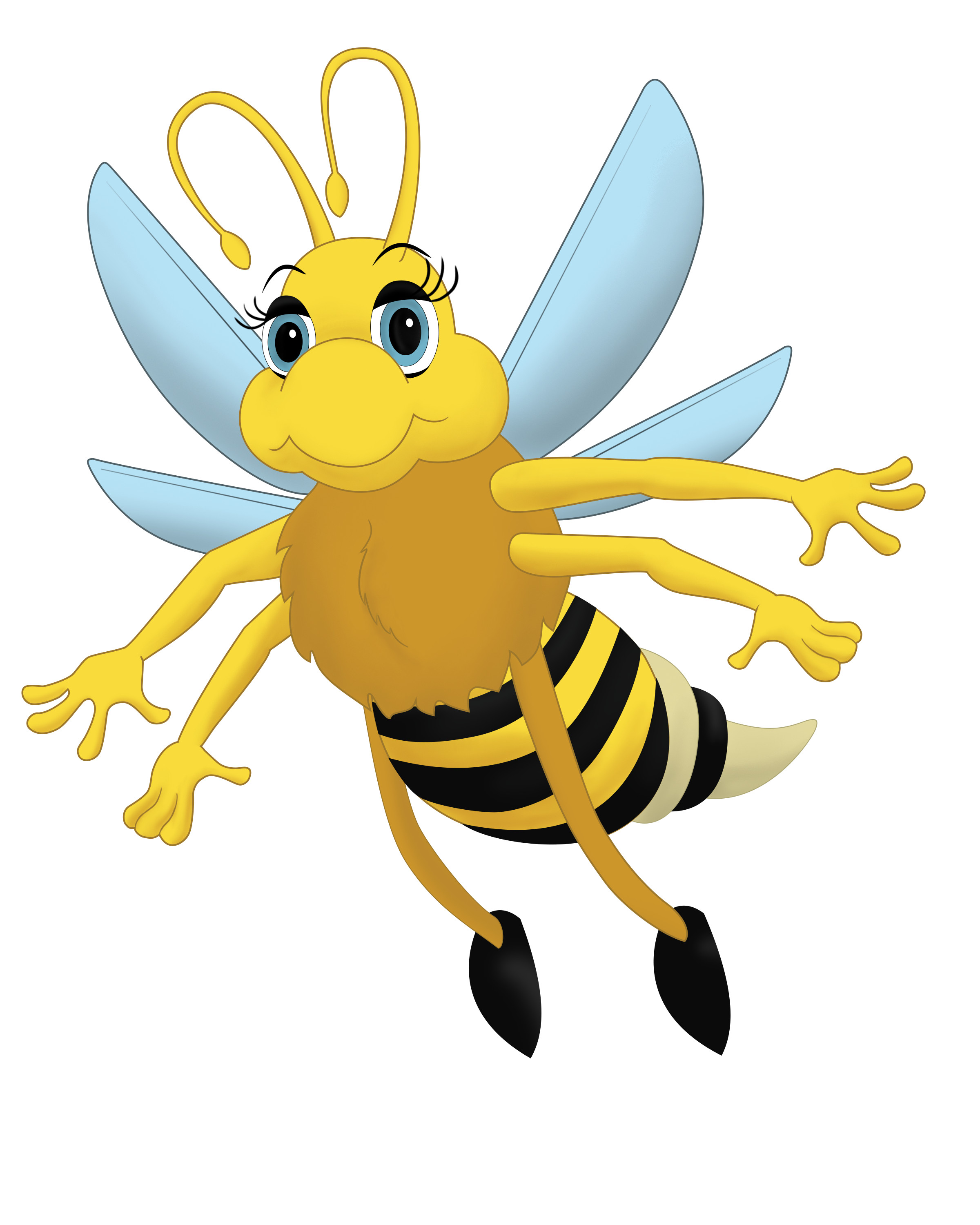 NM Bee flying