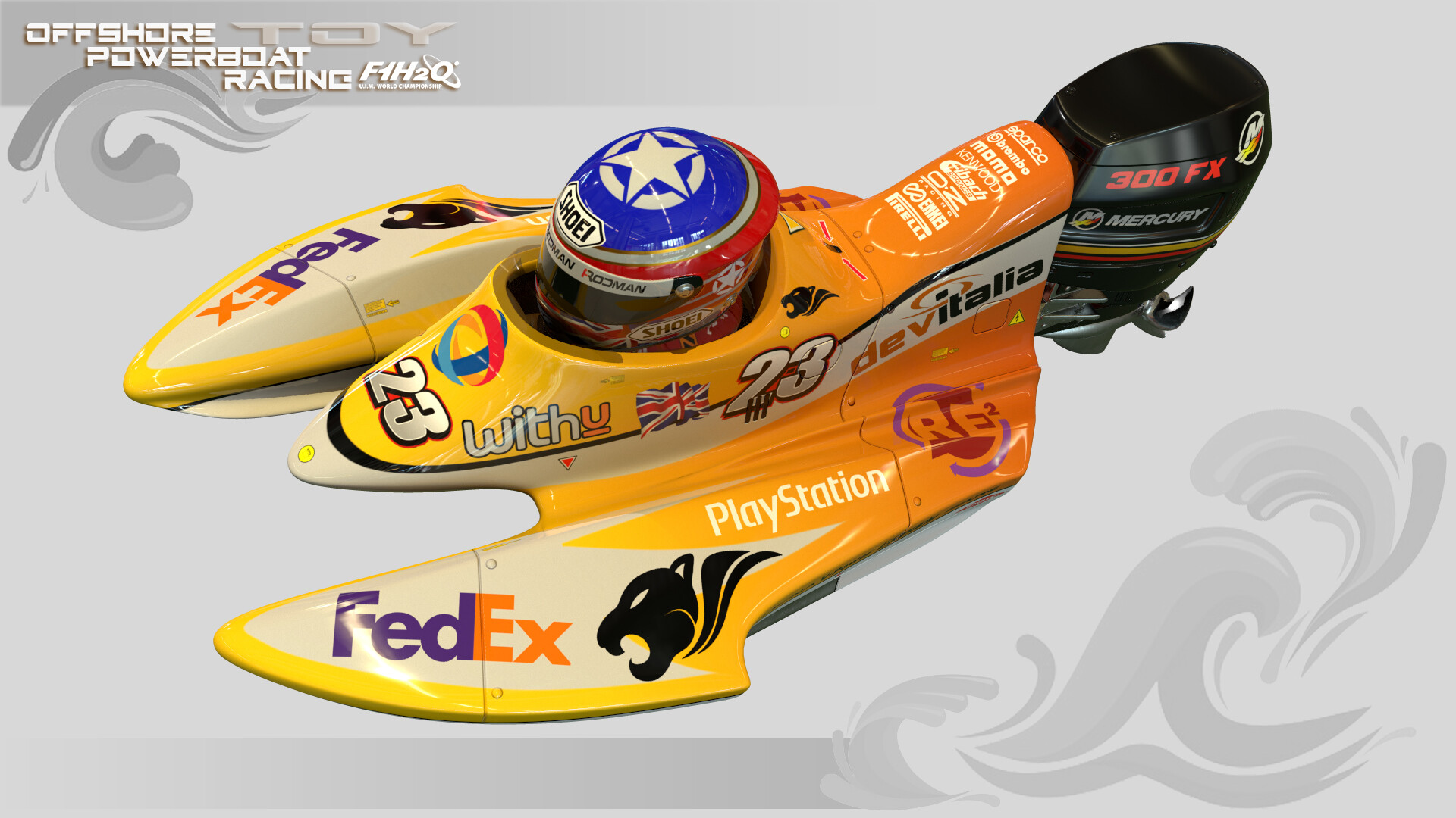 Exceed f1 outlet rc boat