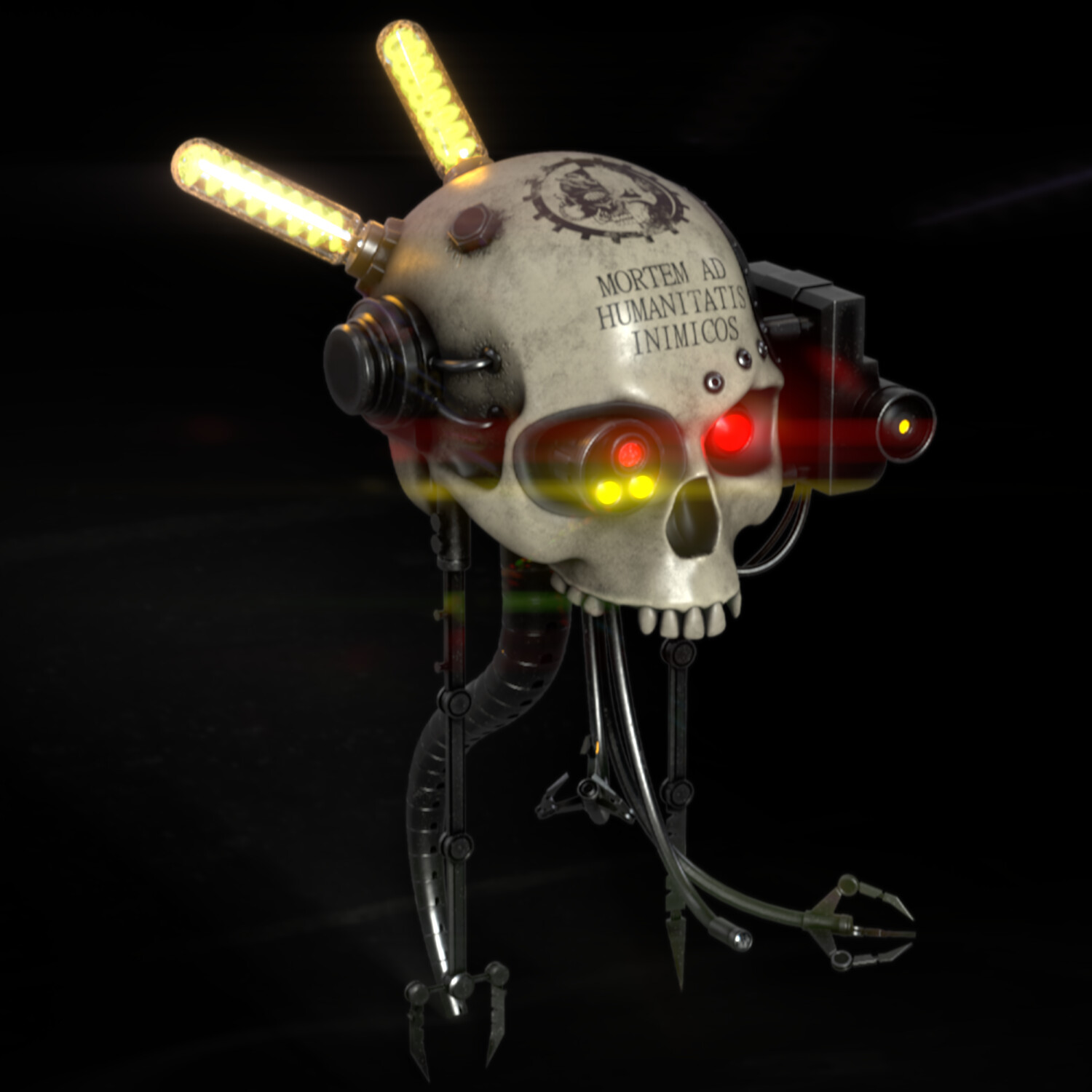 ArtStation Servo skull warhammer