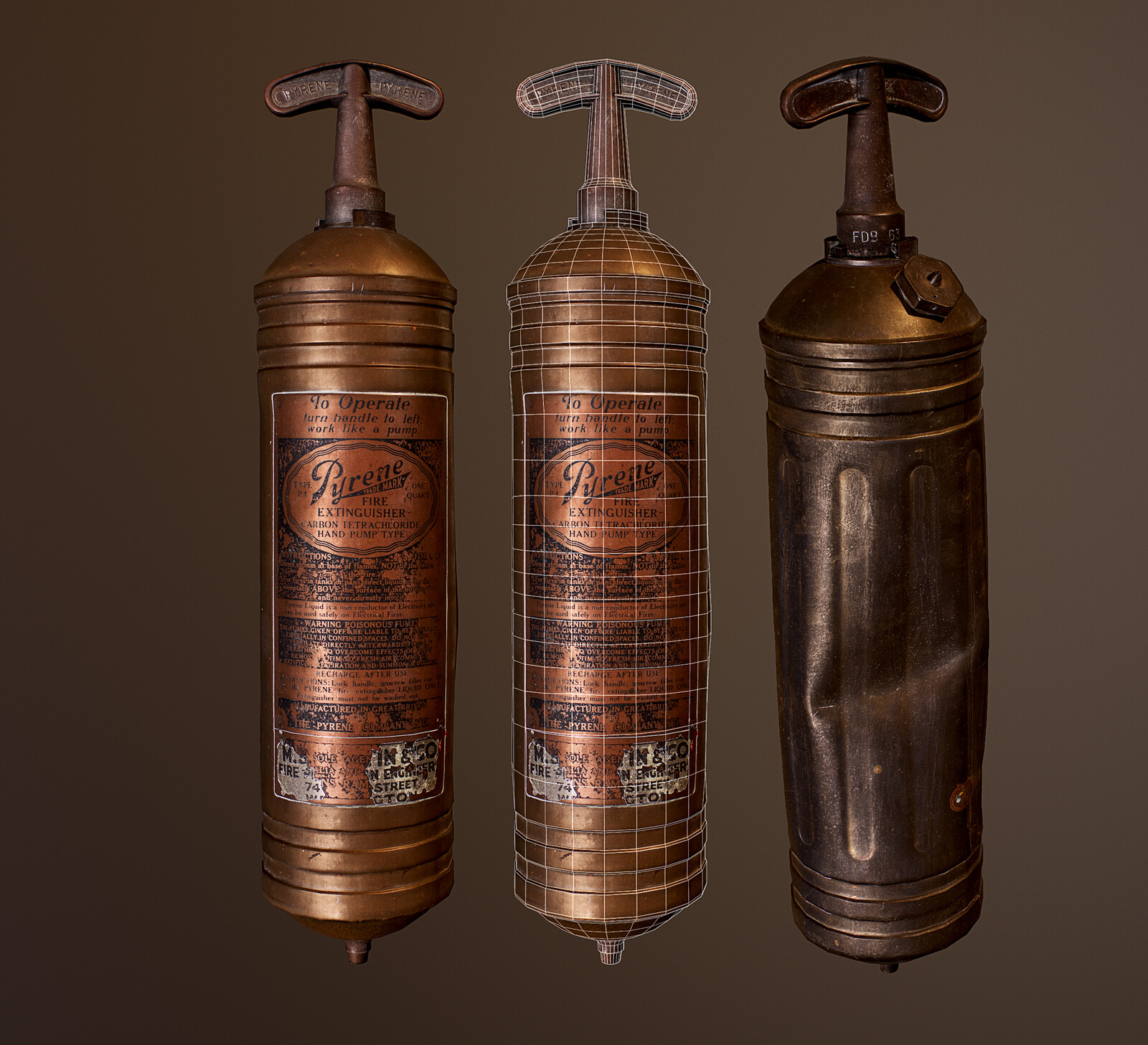 Jordan Shand Pyrene Fire extinguisher