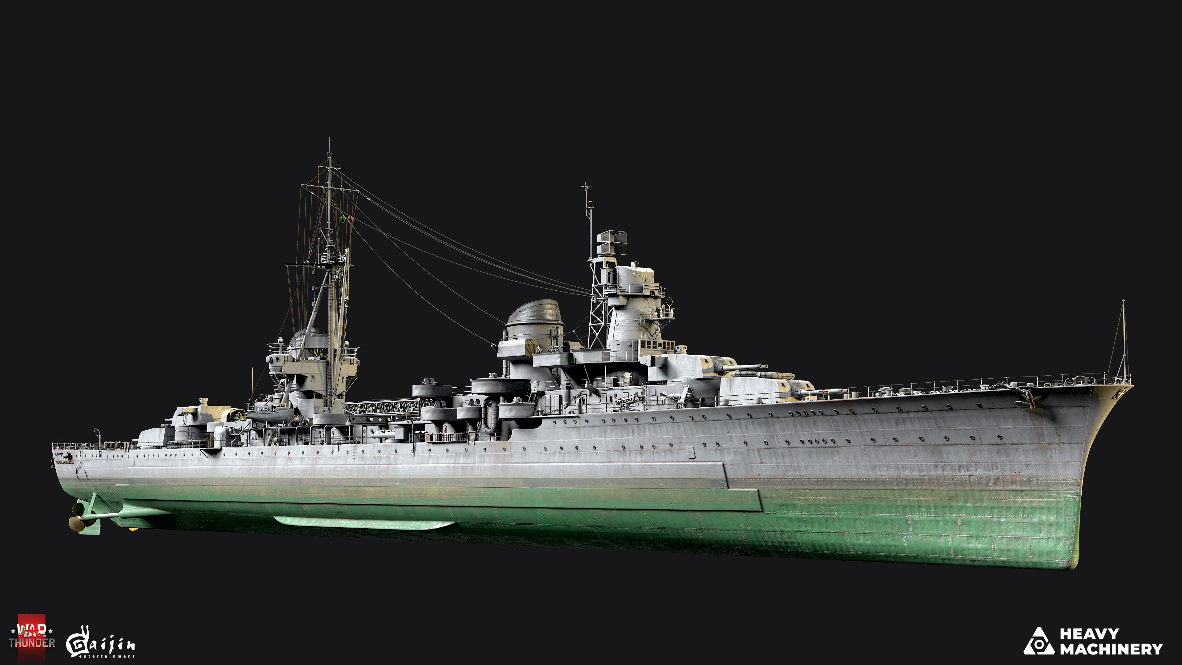 Heavy Machinery - Italian cruiser Raimondo Montecuccoli Heavy Machinery - Italian cruiser Raimondo Montecuccoli