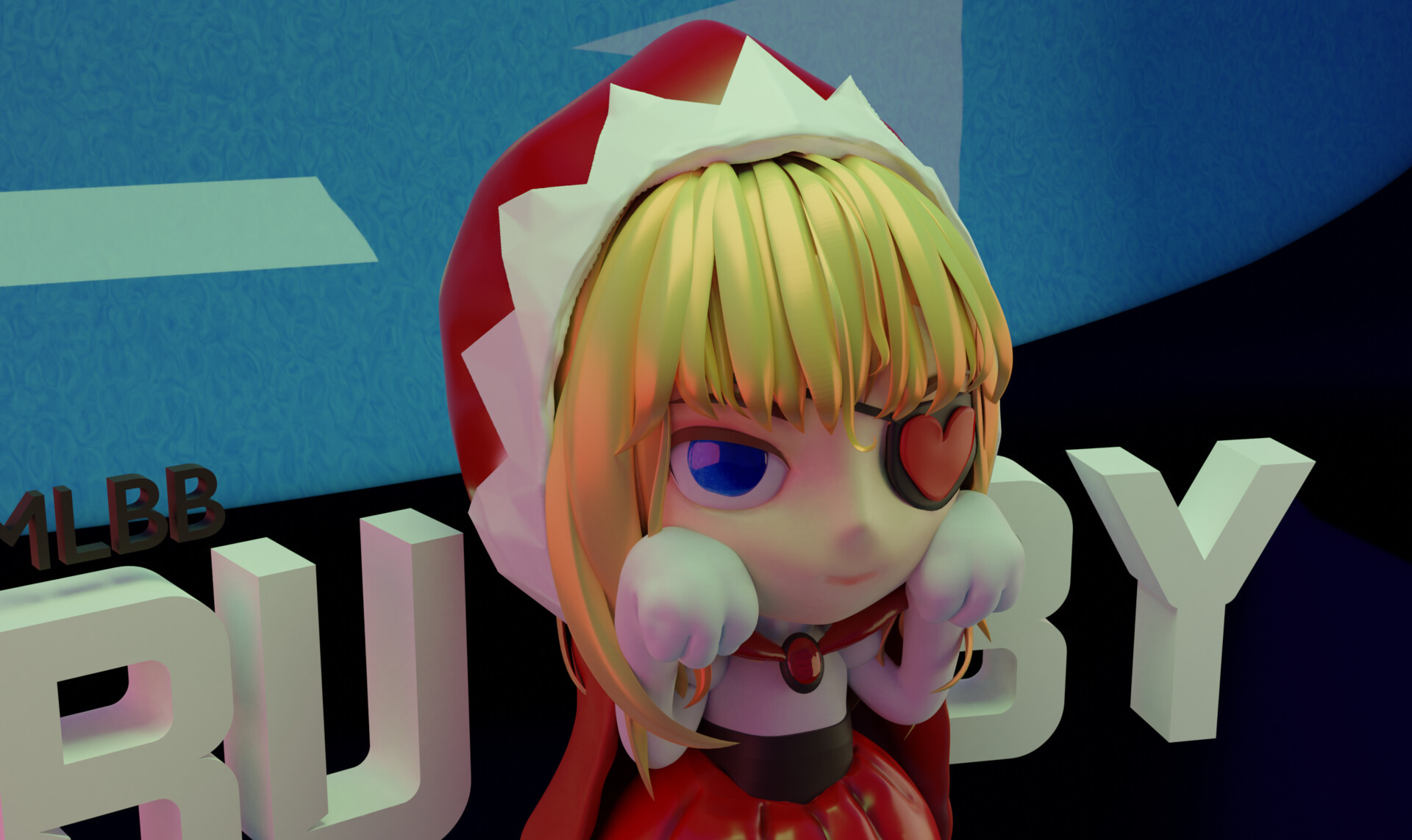 ArtStation - 3D Ruby Chibi Version - Mobile Legends Bang Bang