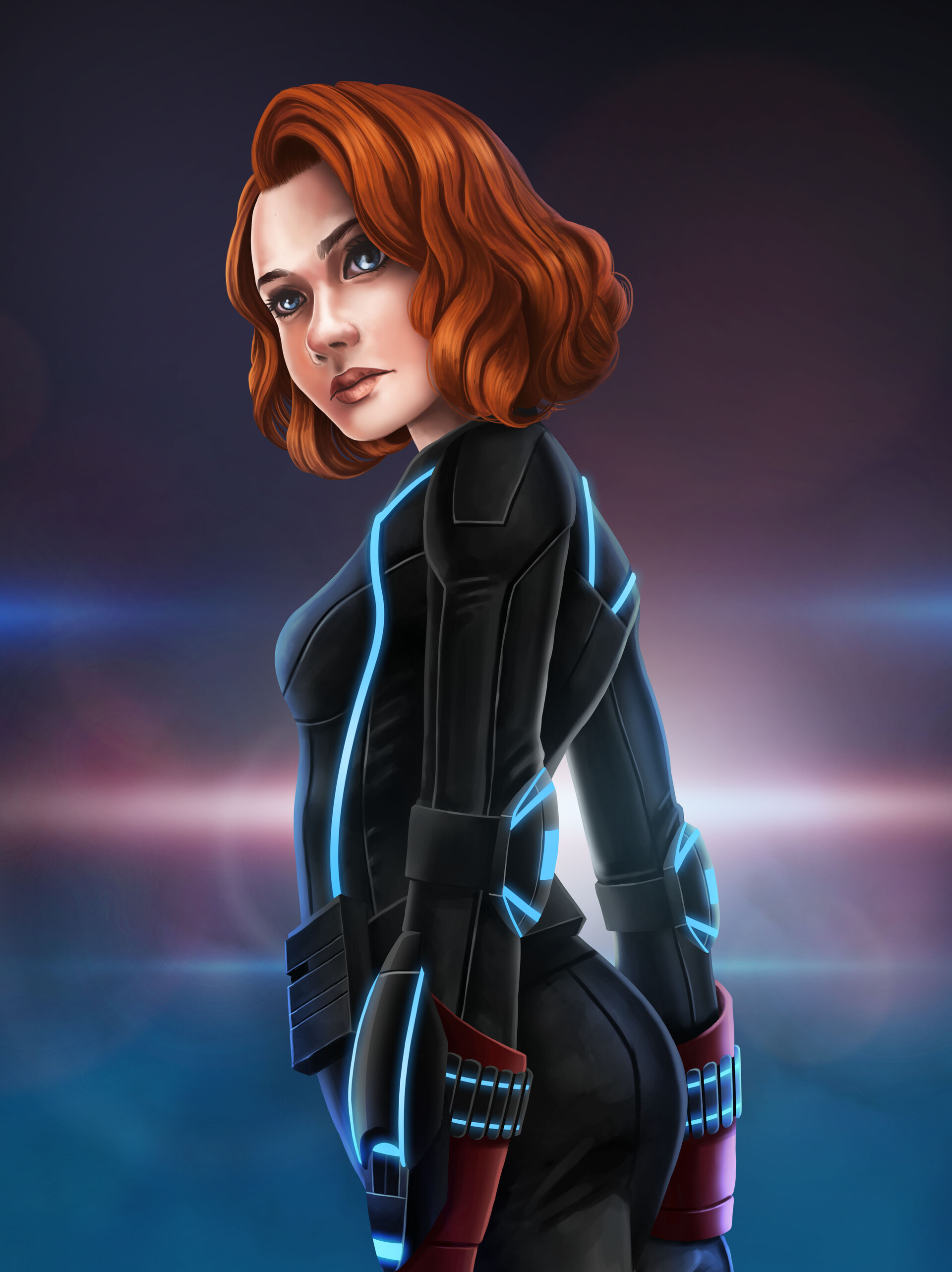 Artstation - Age Of Ultron Black Widow