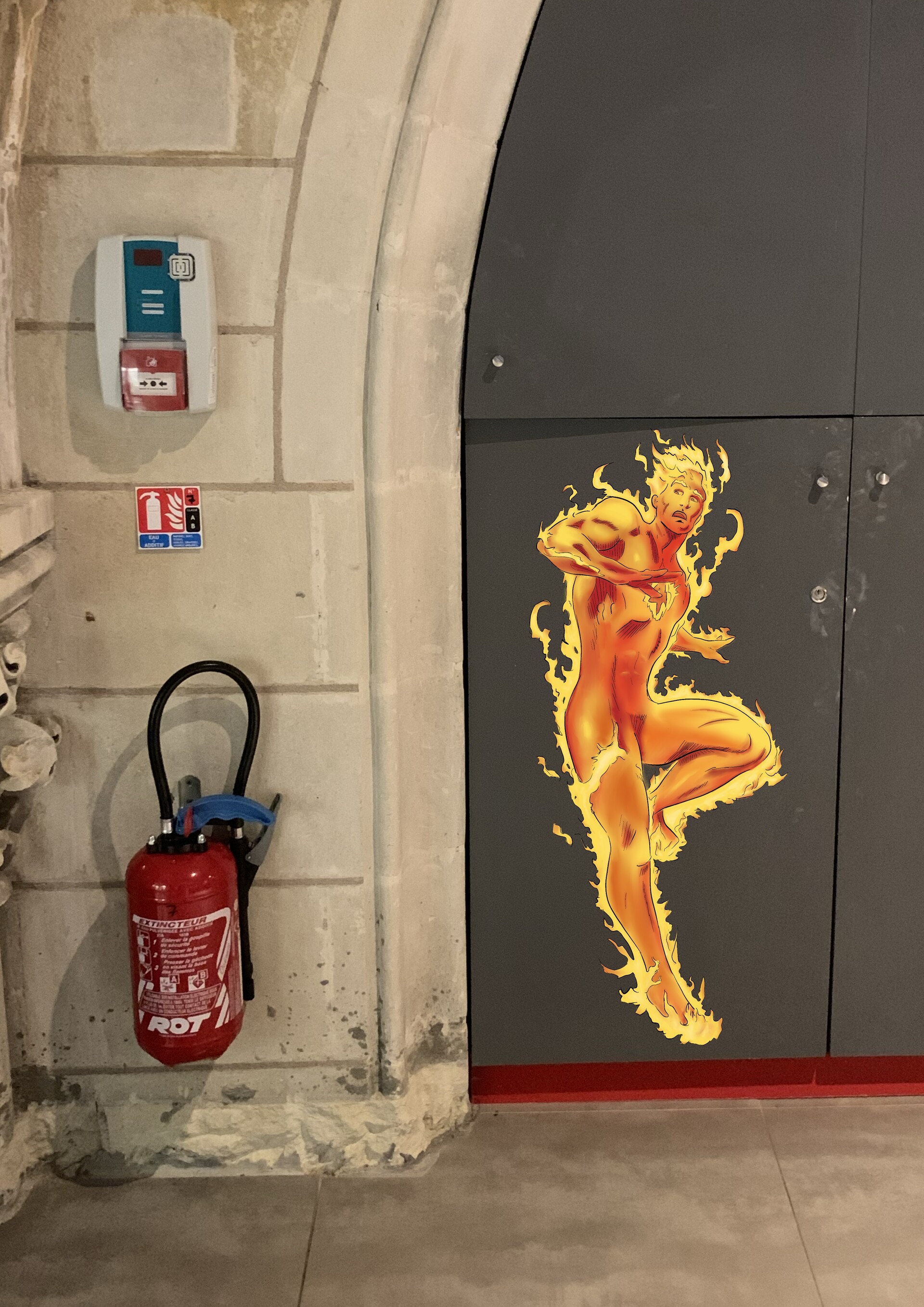 ArtStation LA TORCHE HUMAINE / THE HUMAN TORCH