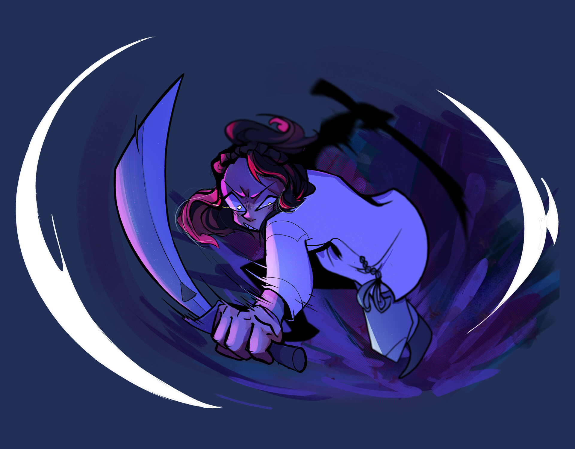 ArtStation Cinder Fall Midnight Fight