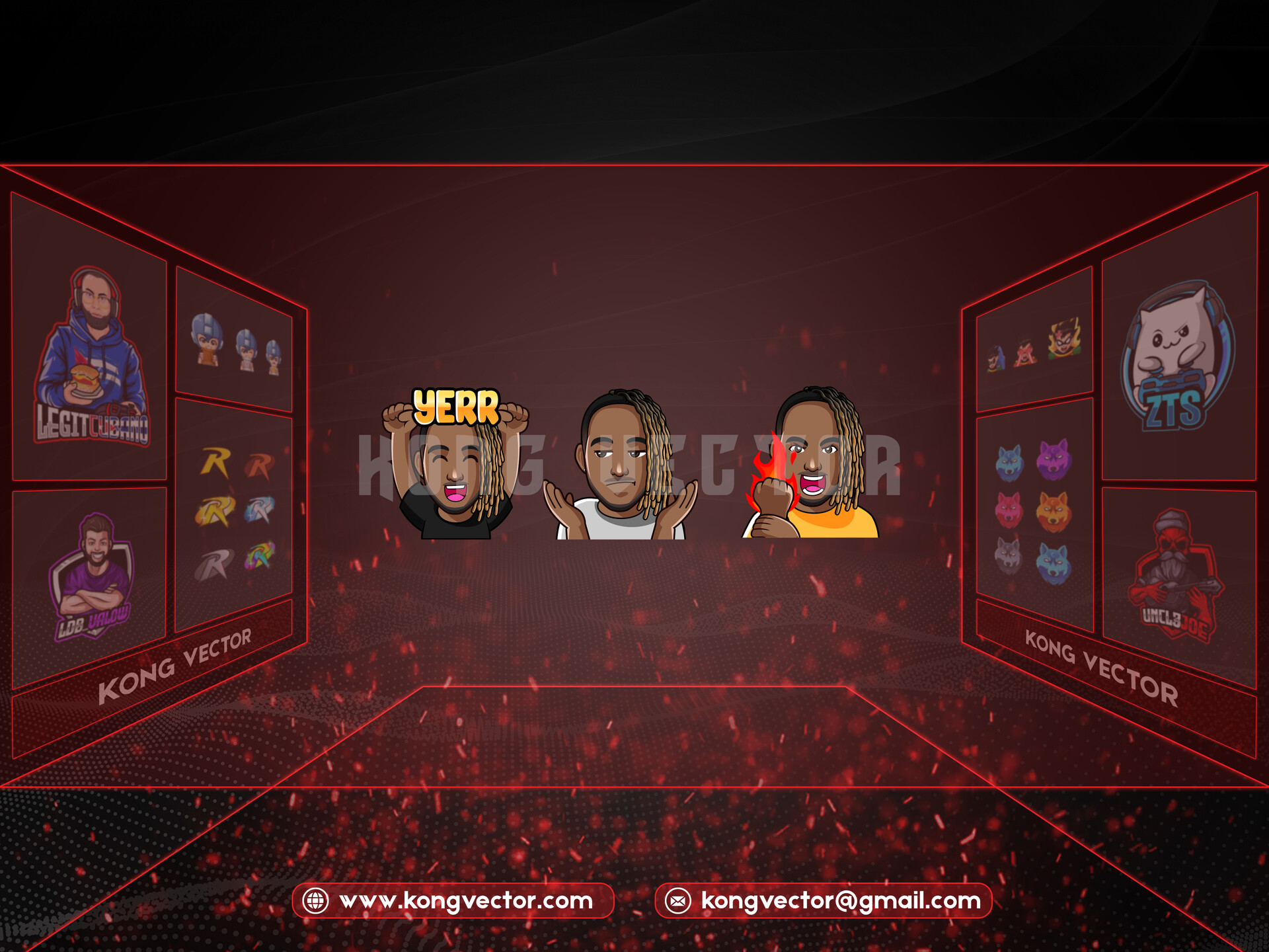 ArtStation - Custom Twitch Emote Design