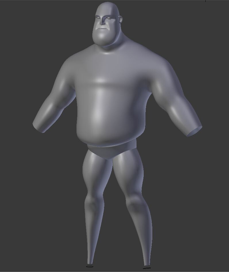 ArtStation - Mr Incredible 3D model W.I.P