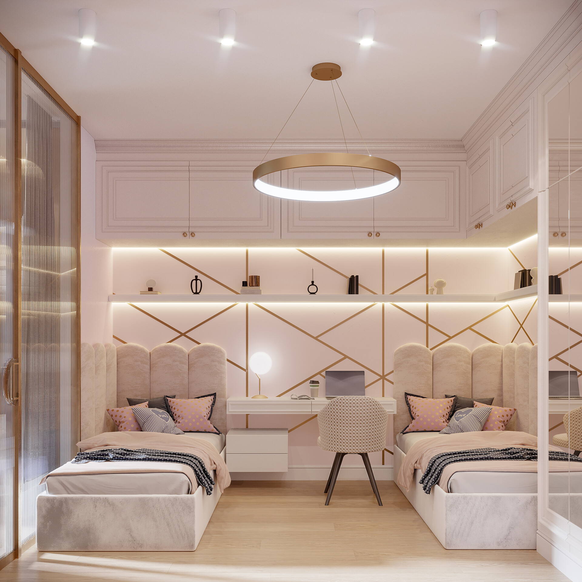 ArtStation Girl Bedroom Neoclassical Interior